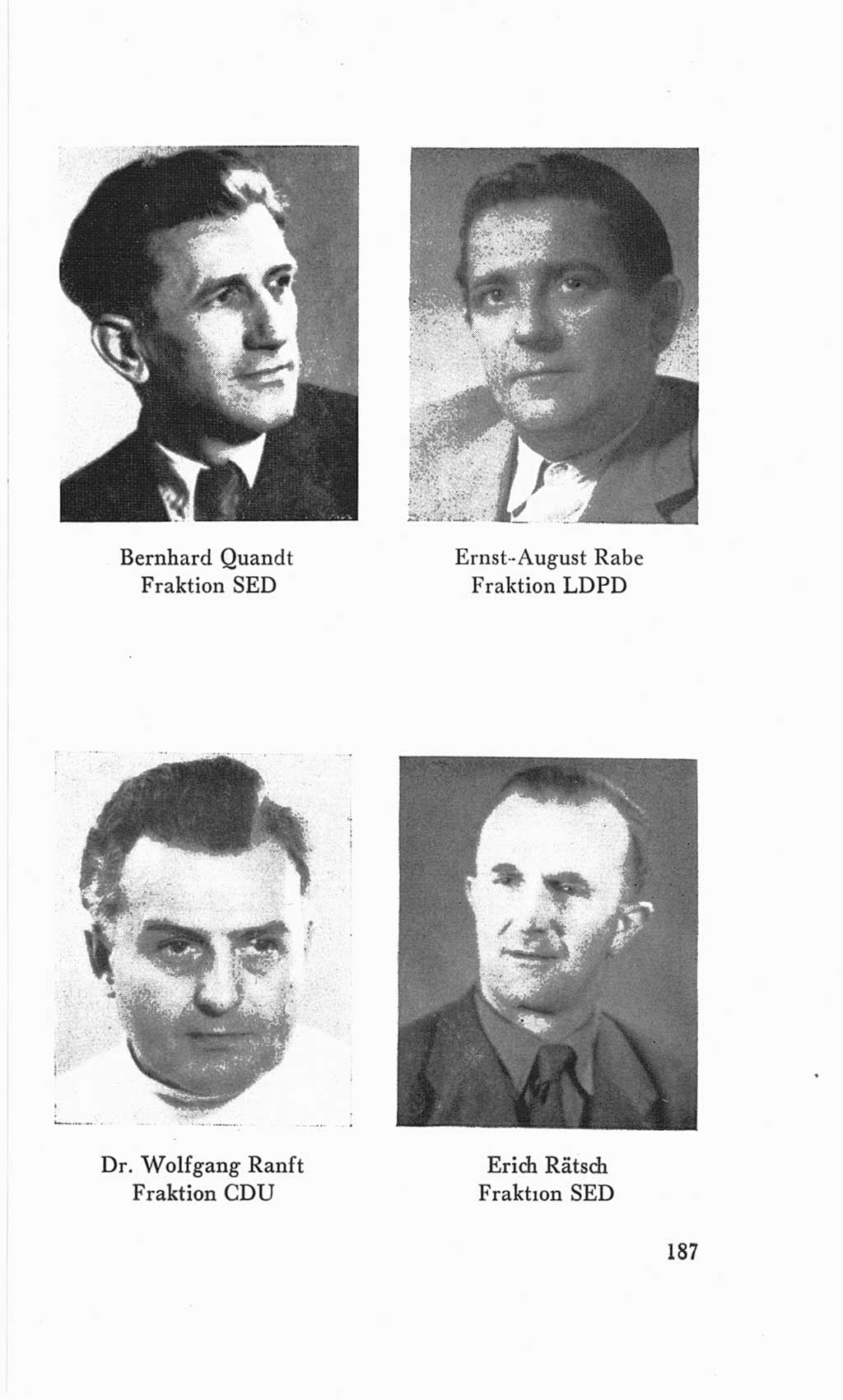 Handbuch der Volkskammer (VK) der Deutschen Demokratischen Republik (DDR), 3. Wahlperiode 1958-1963, Seite 187 (Hdb. VK. DDR 3. WP. 1958-1963, S. 187)