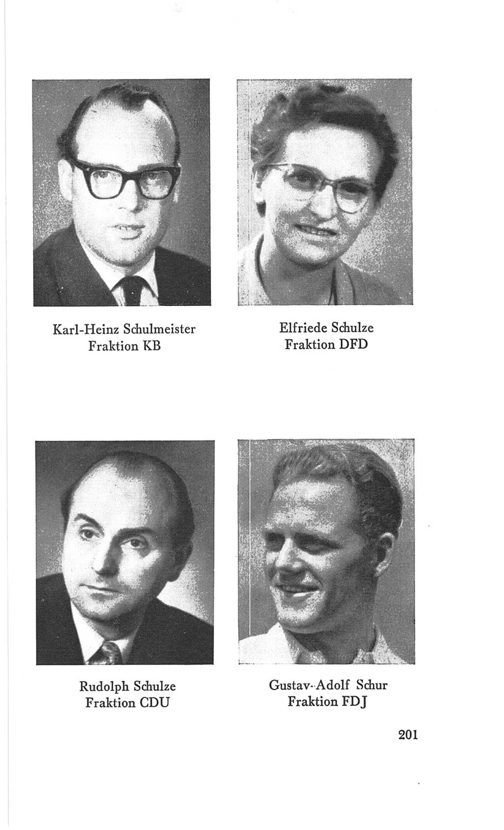 Handbuch der Volkskammer (VK) der Deutschen Demokratischen Republik (DDR), 3. Wahlperiode 1958-1963, Seite 201 (Hdb. VK. DDR 3. WP. 1958-1963, S. 201)