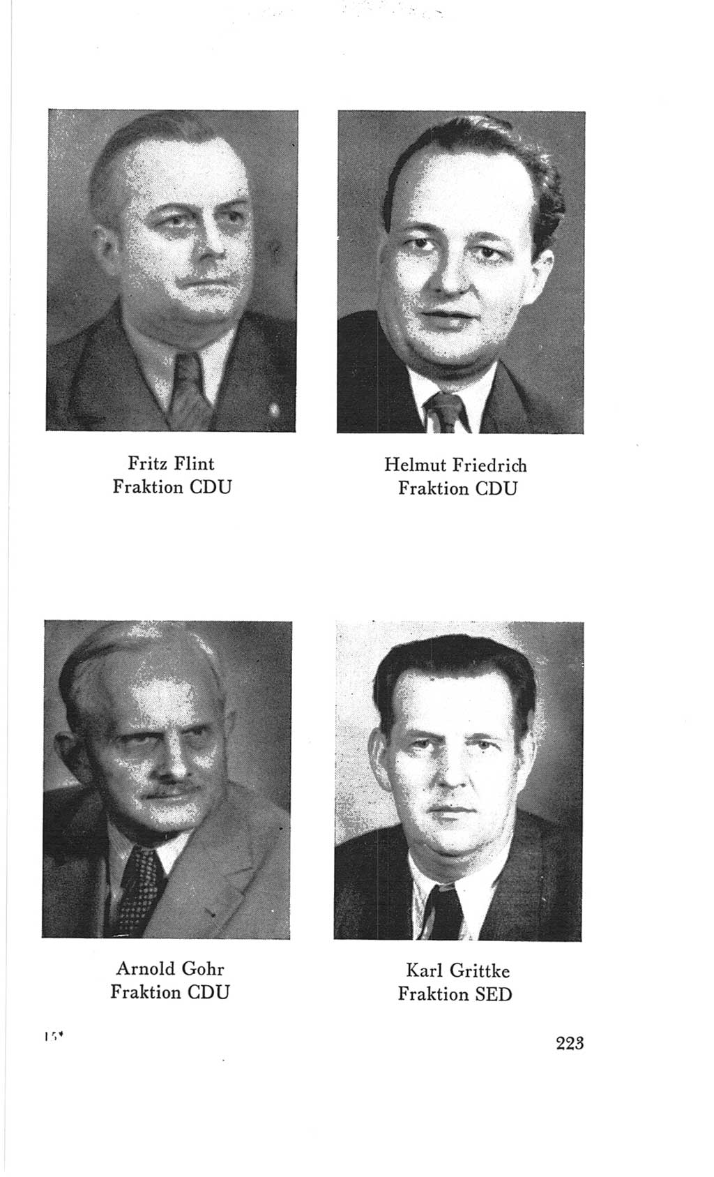 Handbuch der Volkskammer (VK) der Deutschen Demokratischen Republik (DDR), 3. Wahlperiode 1958-1963, Seite 223 (Hdb. VK. DDR 3. WP. 1958-1963, S. 223)