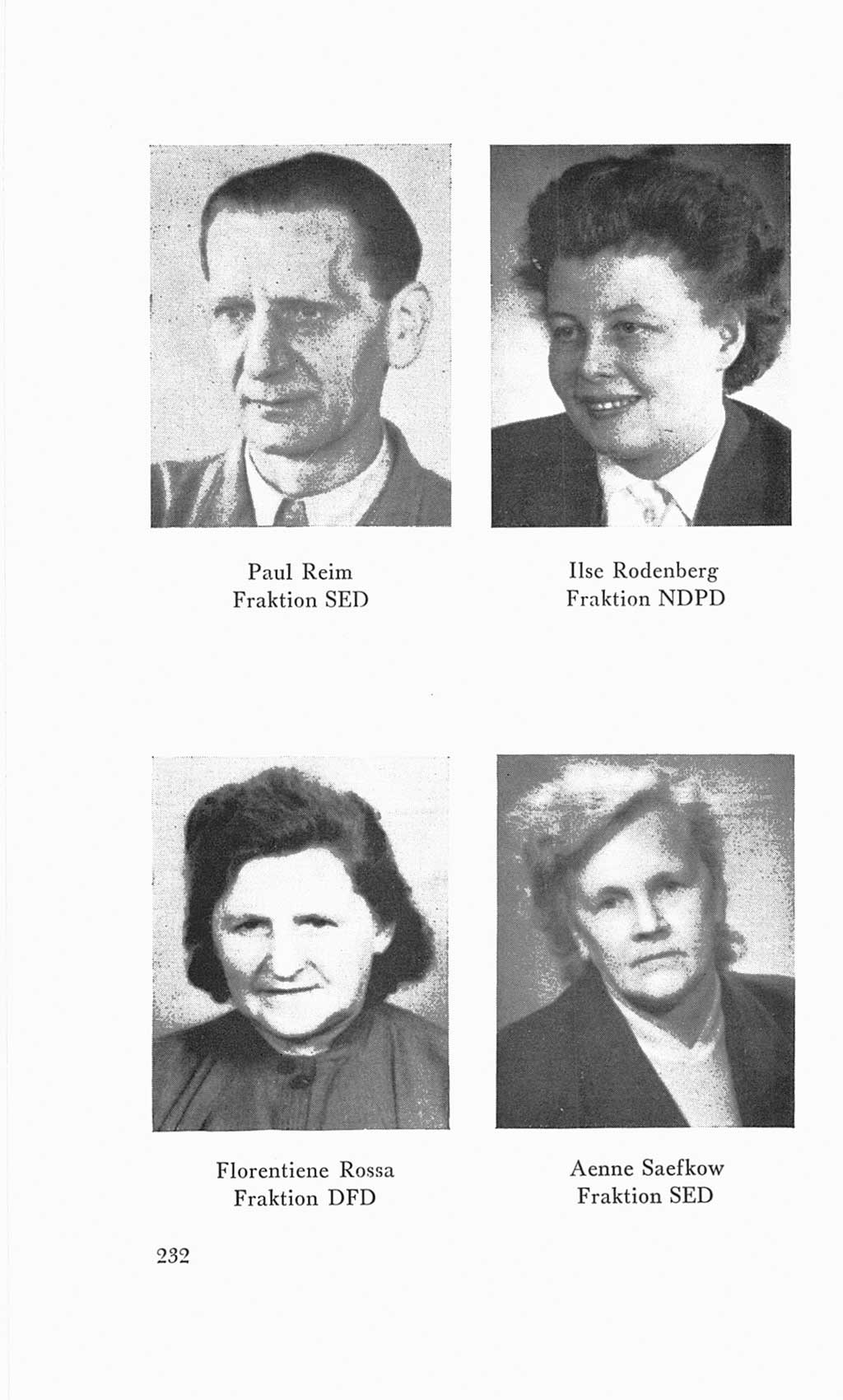 Handbuch der Volkskammer (VK) der Deutschen Demokratischen Republik (DDR), 3. Wahlperiode 1958-1963, Seite 232 (Hdb. VK. DDR 3. WP. 1958-1963, S. 232)