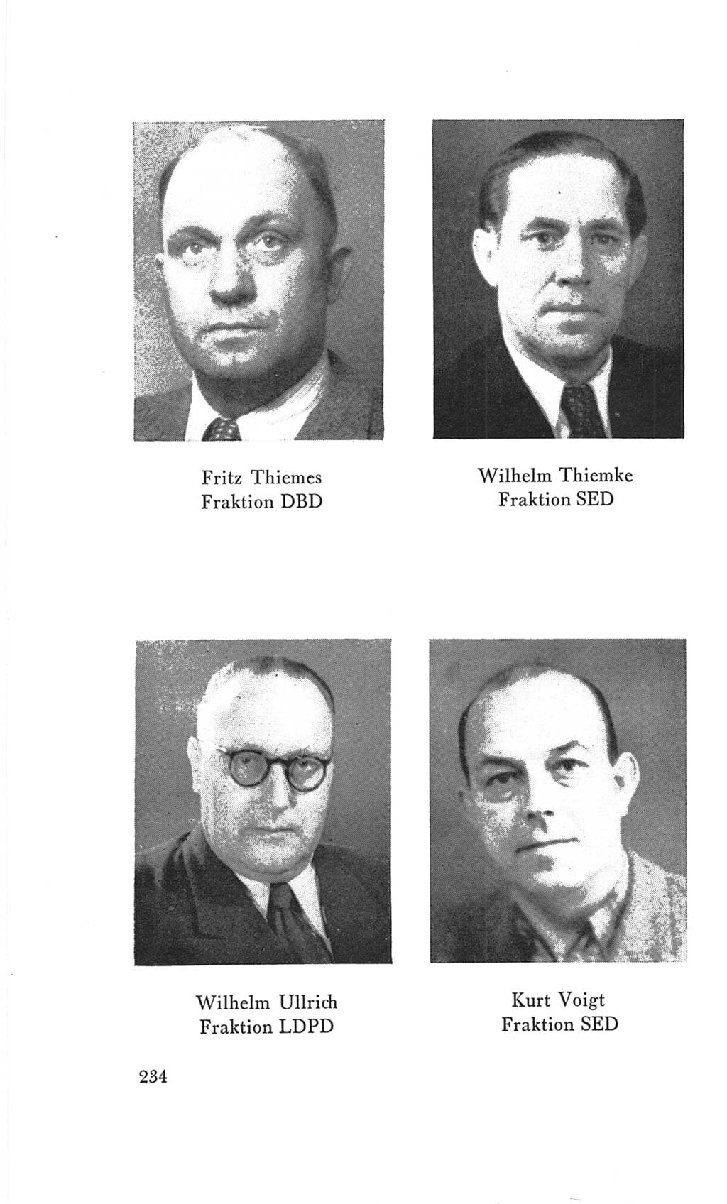 Handbuch der Volkskammer (VK) der Deutschen Demokratischen Republik (DDR), 3. Wahlperiode 1958-1963, Seite 234 (Hdb. VK. DDR 3. WP. 1958-1963, S. 234)