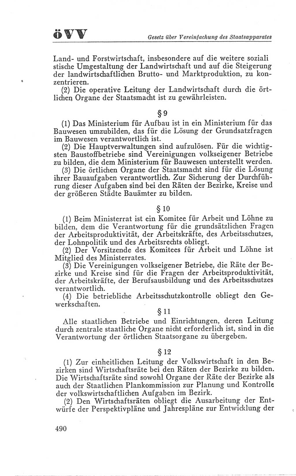 Handbuch der Volkskammer (VK) der Deutschen Demokratischen Republik (DDR), 3. Wahlperiode 1958-1963, Seite 490 (Hdb. VK. DDR 3. WP. 1958-1963, S. 490)