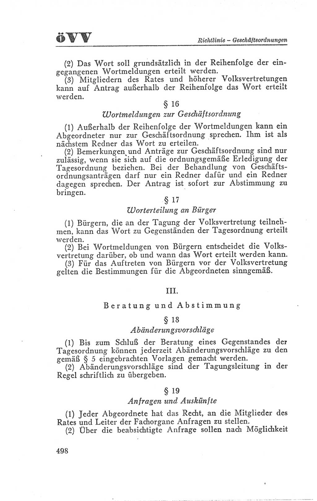 Handbuch der Volkskammer (VK) der Deutschen Demokratischen Republik (DDR), 3. Wahlperiode 1958-1963, Seite 498 (Hdb. VK. DDR 3. WP. 1958-1963, S. 498)