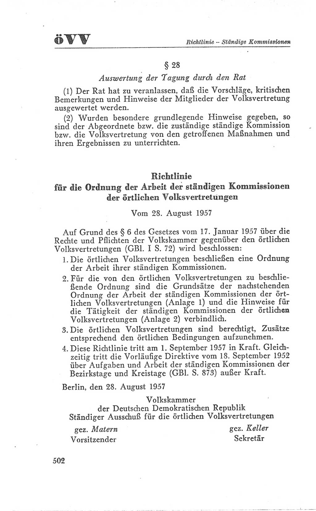 Handbuch der Volkskammer (VK) der Deutschen Demokratischen Republik (DDR), 3. Wahlperiode 1958-1963, Seite 502 (Hdb. VK. DDR 3. WP. 1958-1963, S. 502)