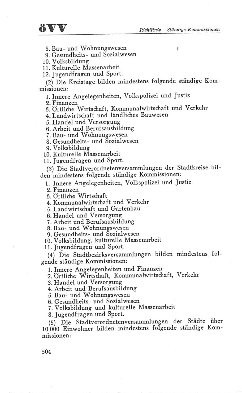 Handbuch der Volkskammer (VK) der Deutschen Demokratischen Republik (DDR), 3. Wahlperiode 1958-1963, Seite 504 (Hdb. VK. DDR 3. WP. 1958-1963, S. 504)