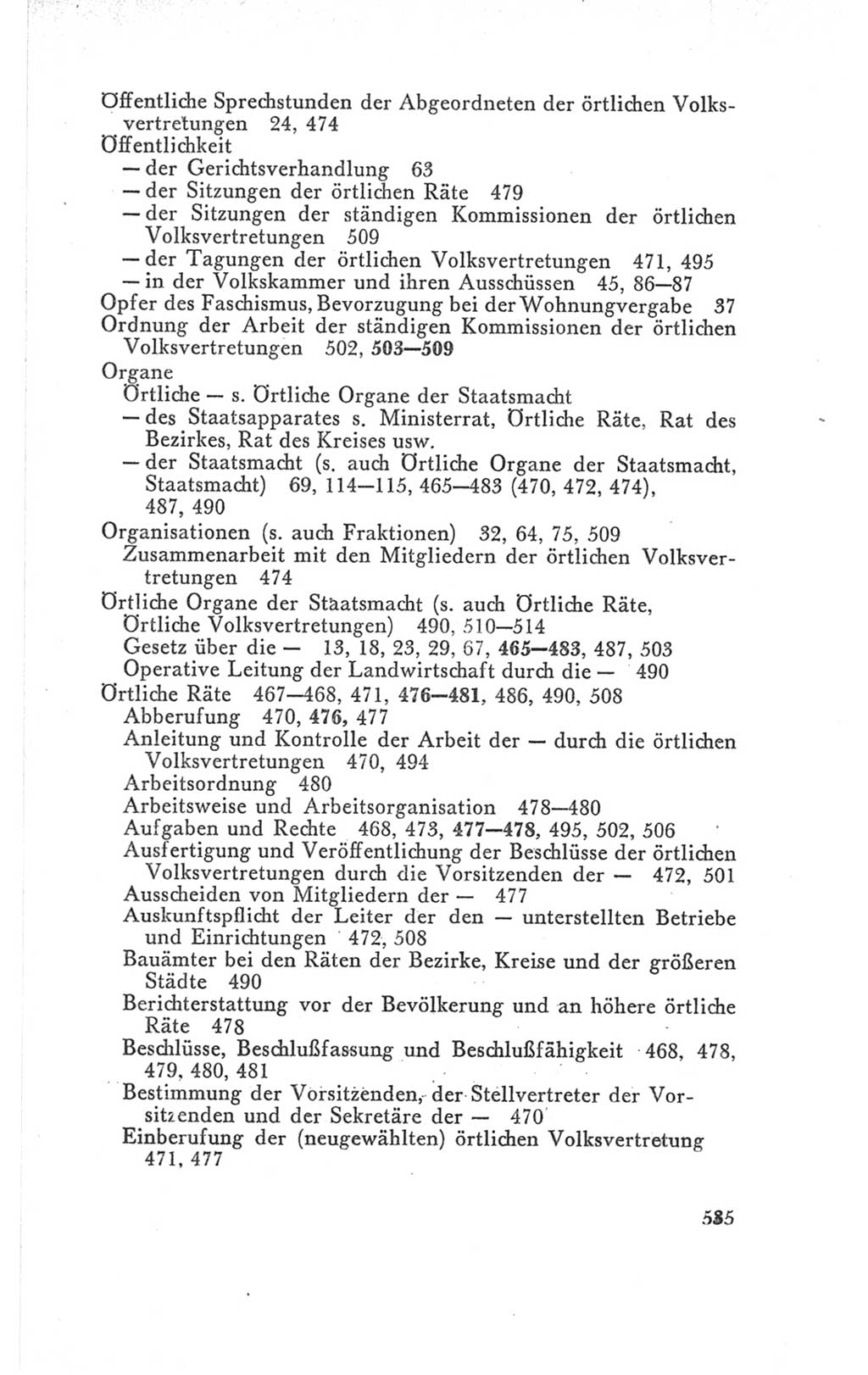 Handbuch der Volkskammer (VK) der Deutschen Demokratischen Republik (DDR), 3. Wahlperiode 1958-1963, Seite 535 (Hdb. VK. DDR 3. WP. 1958-1963, S. 535)