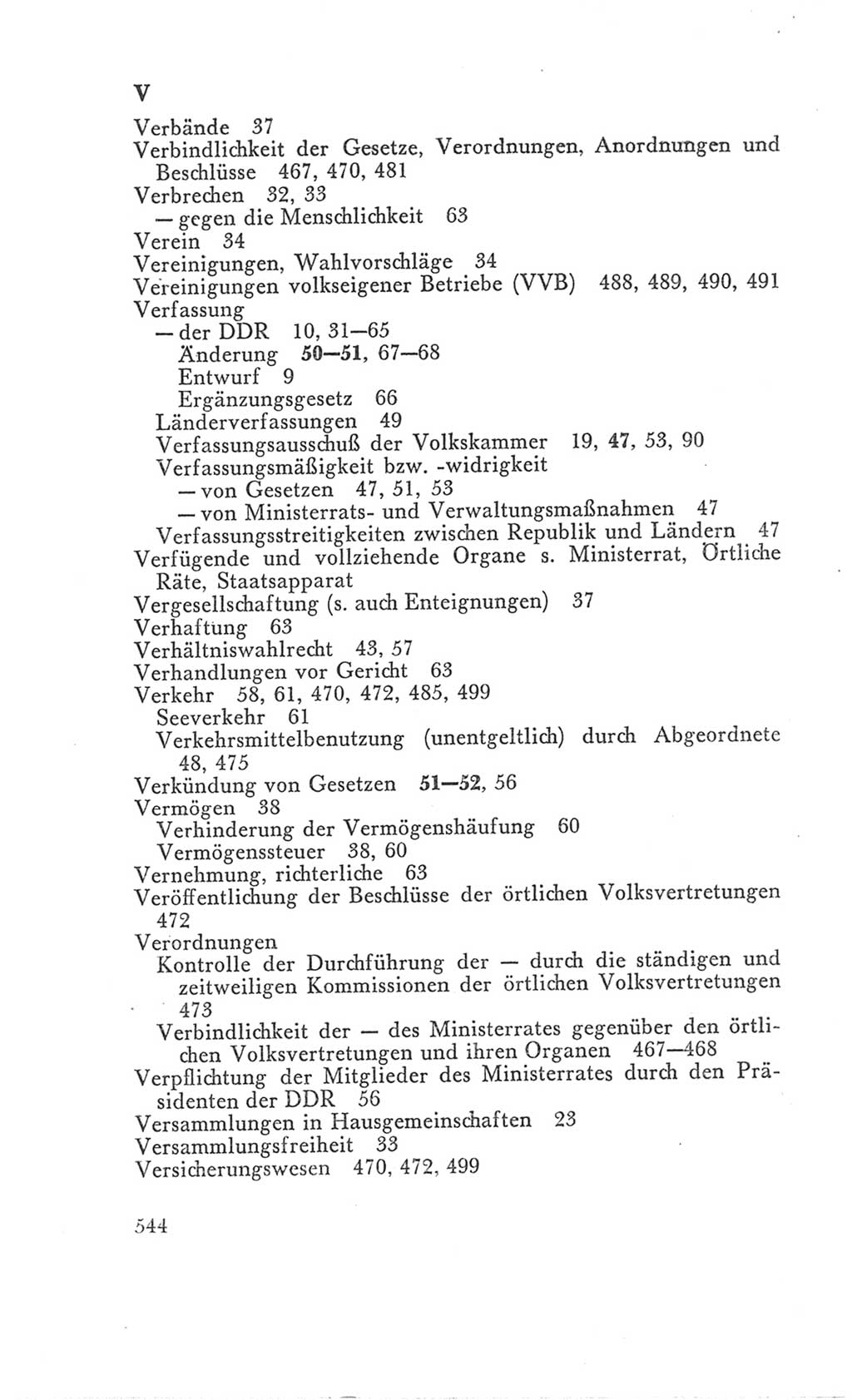 Handbuch der Volkskammer (VK) der Deutschen Demokratischen Republik (DDR), 3. Wahlperiode 1958-1963, Seite 544 (Hdb. VK. DDR 3. WP. 1958-1963, S. 544)