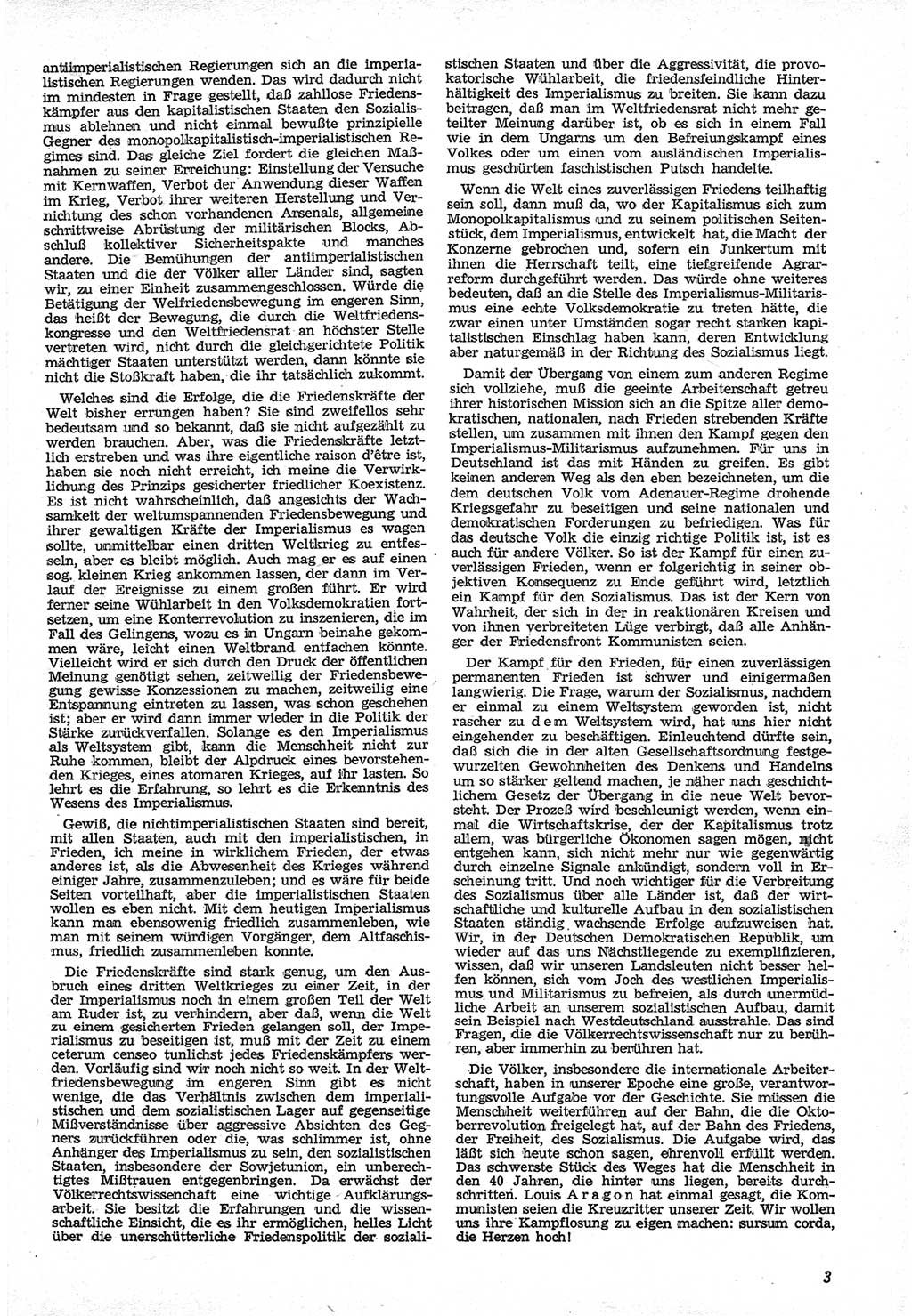 Neue Justiz (NJ), Zeitschrift für Recht und Rechtswissenschaft [Deutsche Demokratische Republik (DDR)], 12. Jahrgang 1958, Seite 3 (NJ DDR 1958, S. 3)