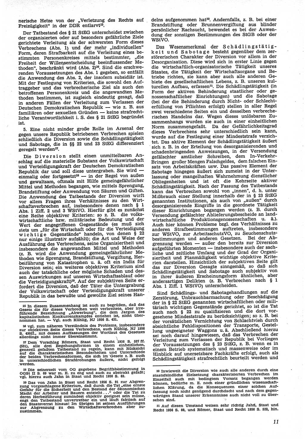 Neue Justiz (NJ), Zeitschrift für Recht und Rechtswissenschaft [Deutsche Demokratische Republik (DDR)], 12. Jahrgang 1958, Seite 11 (NJ DDR 1958, S. 11)