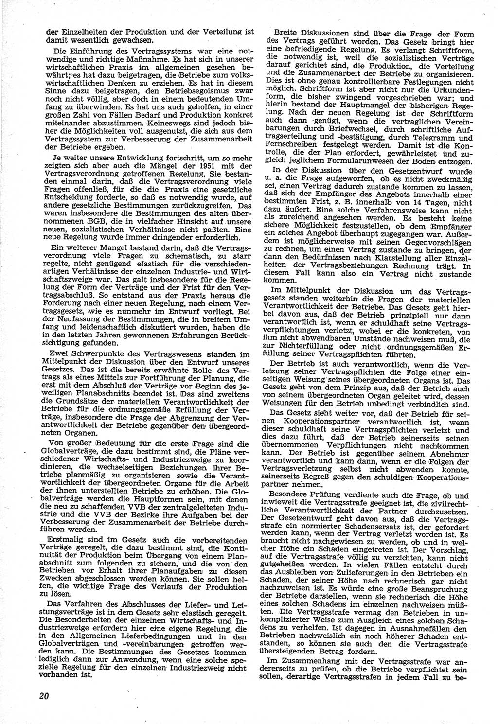 Neue Justiz (NJ), Zeitschrift für Recht und Rechtswissenschaft [Deutsche Demokratische Republik (DDR)], 12. Jahrgang 1958, Seite 20 (NJ DDR 1958, S. 20)