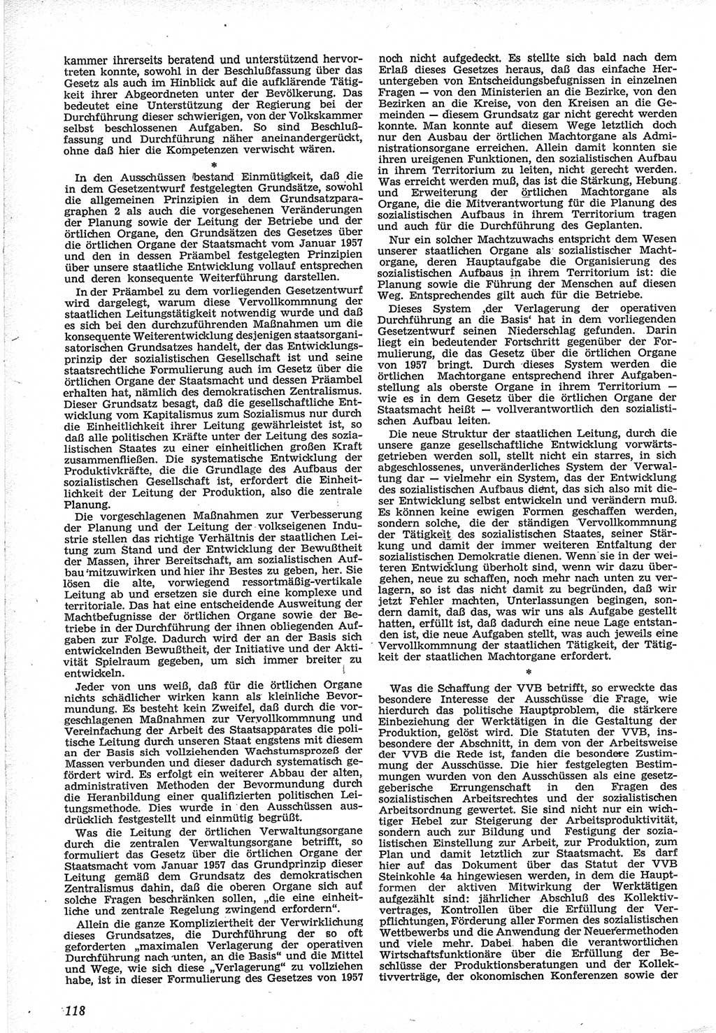 Neue Justiz (NJ), Zeitschrift für Recht und Rechtswissenschaft [Deutsche Demokratische Republik (DDR)], 12. Jahrgang 1958, Seite 118 (NJ DDR 1958, S. 118)