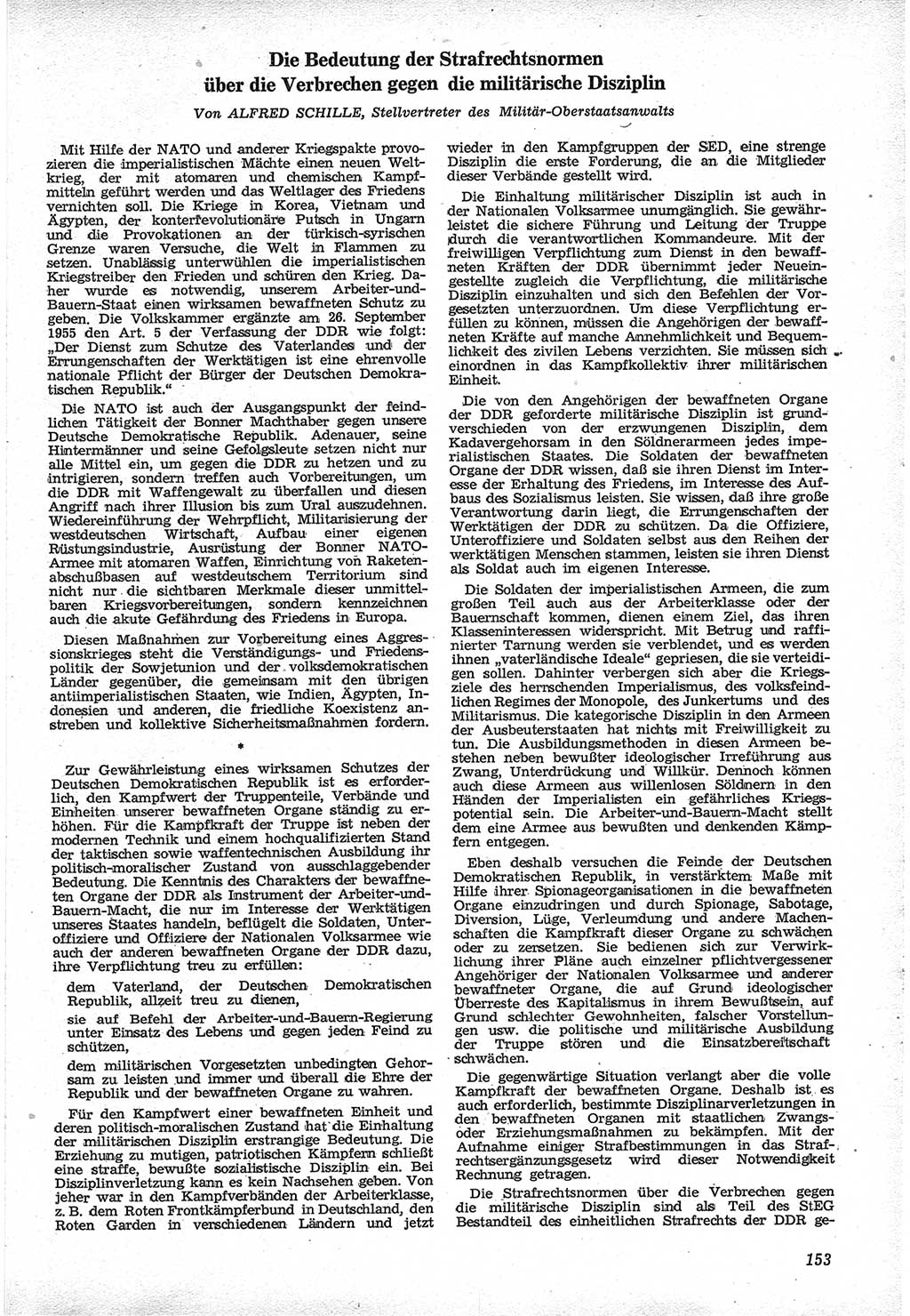 Neue Justiz (NJ), Zeitschrift für Recht und Rechtswissenschaft [Deutsche Demokratische Republik (DDR)], 12. Jahrgang 1958, Seite 153 (NJ DDR 1958, S. 153)