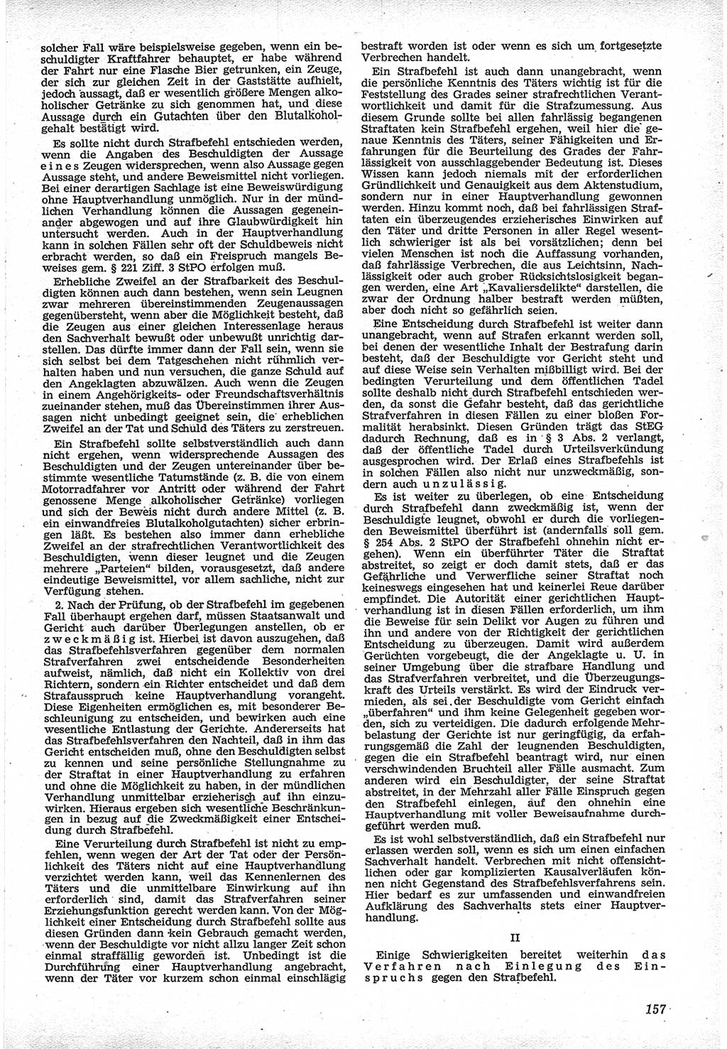 Neue Justiz (NJ), Zeitschrift für Recht und Rechtswissenschaft [Deutsche Demokratische Republik (DDR)], 12. Jahrgang 1958, Seite 157 (NJ DDR 1958, S. 157)