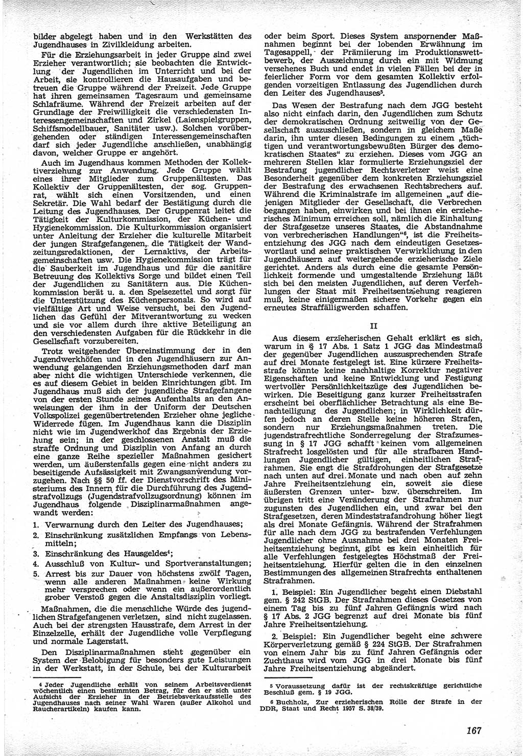 Neue Justiz (NJ), Zeitschrift für Recht und Rechtswissenschaft [Deutsche Demokratische Republik (DDR)], 12. Jahrgang 1958, Seite 167 (NJ DDR 1958, S. 167)