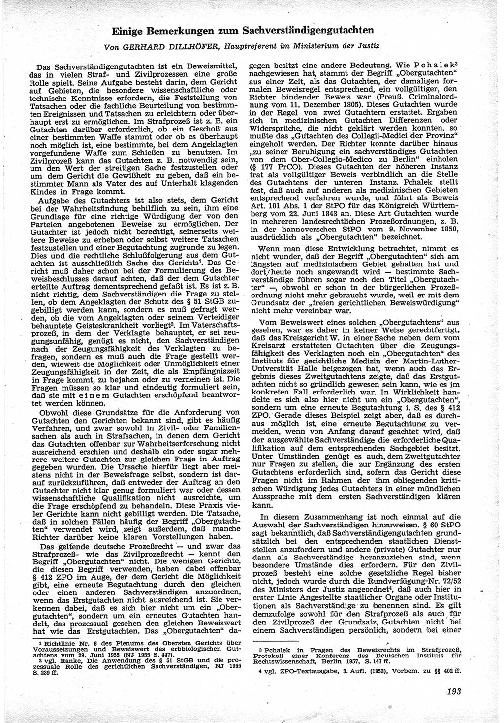Neue Justiz (NJ), Zeitschrift für Recht und Rechtswissenschaft [Deutsche Demokratische Republik (DDR)], 12. Jahrgang 1958, Seite 193 (NJ DDR 1958, S. 193)