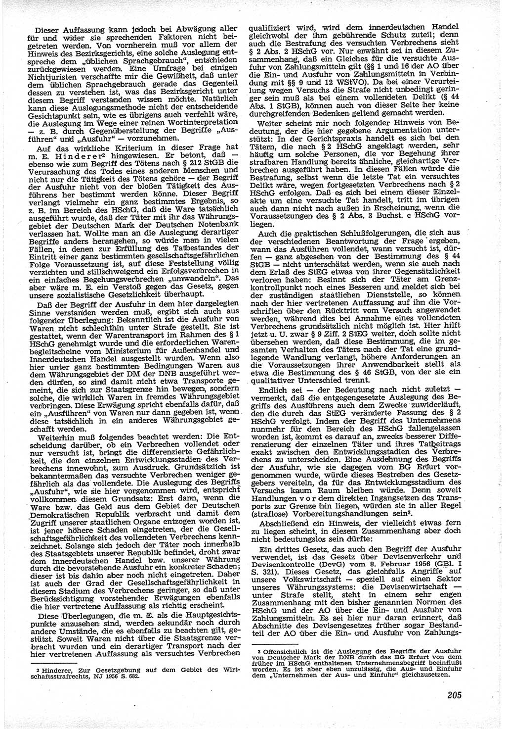 Neue Justiz (NJ), Zeitschrift für Recht und Rechtswissenschaft [Deutsche Demokratische Republik (DDR)], 12. Jahrgang 1958, Seite 205 (NJ DDR 1958, S. 205)