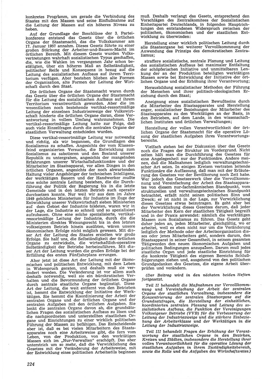 Neue Justiz (NJ), Zeitschrift für Recht und Rechtswissenschaft [Deutsche Demokratische Republik (DDR)], 12. Jahrgang 1958, Seite 224 (NJ DDR 1958, S. 224)