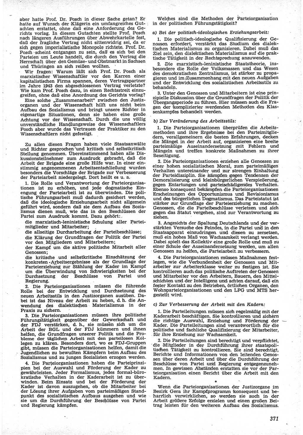 Neue Justiz (NJ), Zeitschrift für Recht und Rechtswissenschaft [Deutsche Demokratische Republik (DDR)], 12. Jahrgang 1958, Seite 371 (NJ DDR 1958, S. 371)