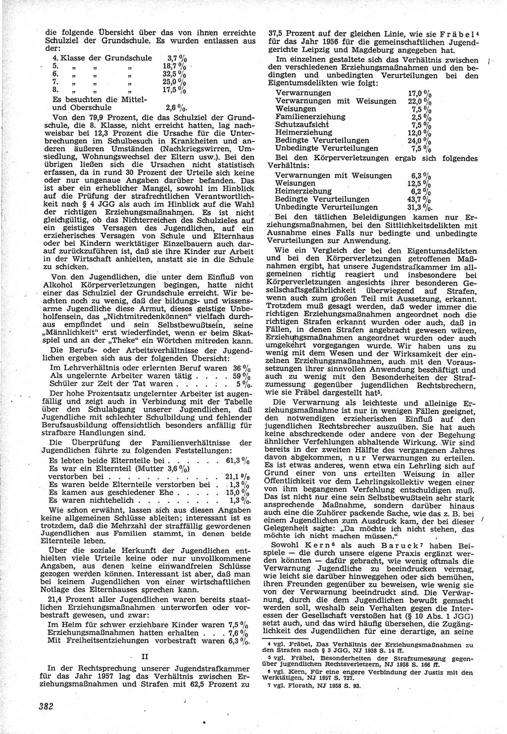 Neue Justiz (NJ), Zeitschrift für Recht und Rechtswissenschaft [Deutsche Demokratische Republik (DDR)], 12. Jahrgang 1958, Seite 382 (NJ DDR 1958, S. 382)