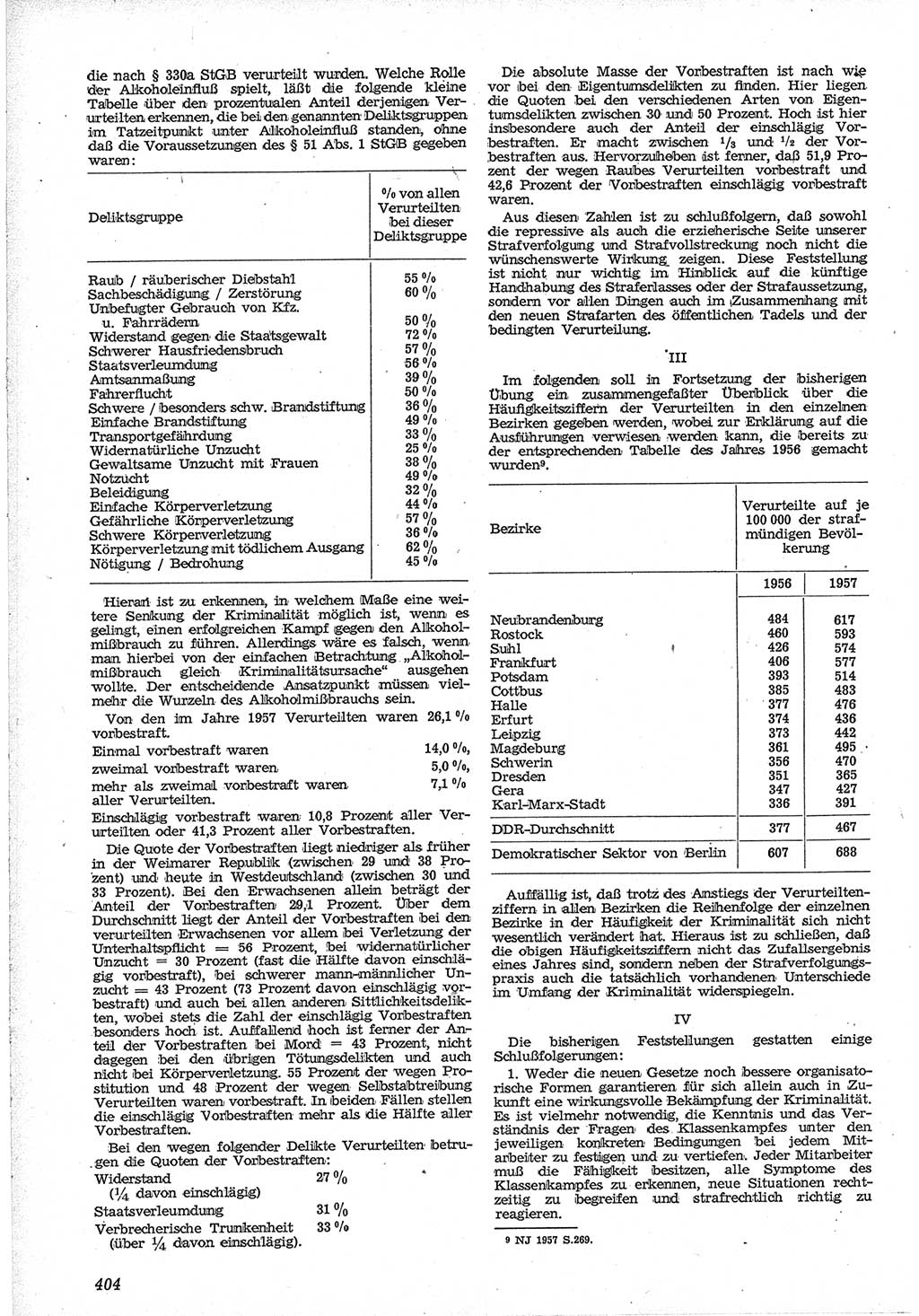 Neue Justiz (NJ), Zeitschrift für Recht und Rechtswissenschaft [Deutsche Demokratische Republik (DDR)], 12. Jahrgang 1958, Seite 404 (NJ DDR 1958, S. 404)