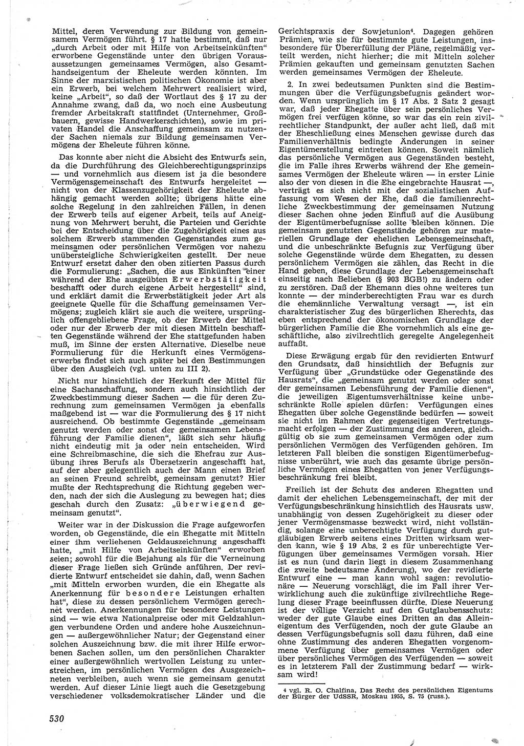 Neue Justiz (NJ), Zeitschrift für Recht und Rechtswissenschaft [Deutsche Demokratische Republik (DDR)], 12. Jahrgang 1958, Seite 530 (NJ DDR 1958, S. 530)