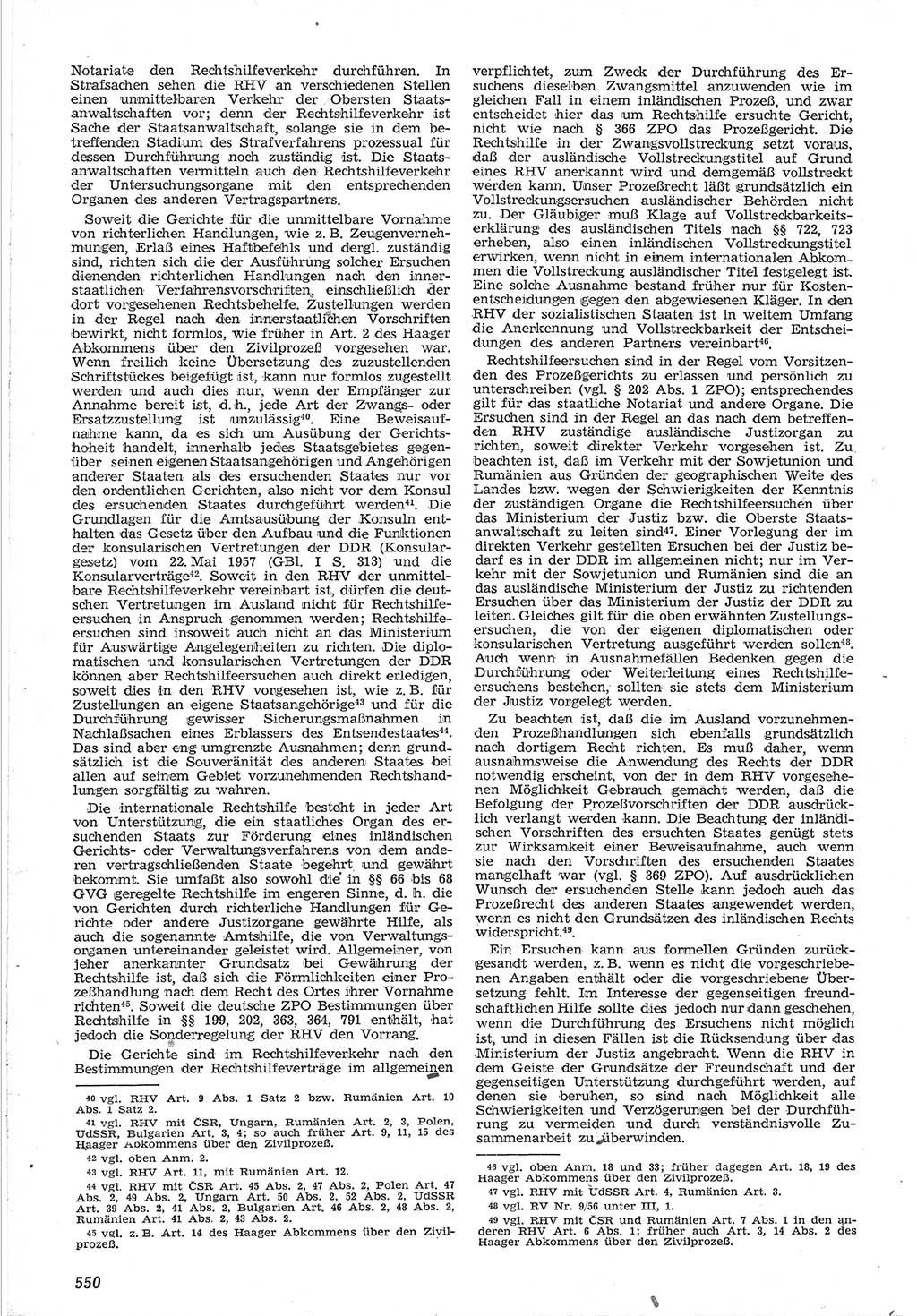 Neue Justiz (NJ), Zeitschrift für Recht und Rechtswissenschaft [Deutsche Demokratische Republik (DDR)], 12. Jahrgang 1958, Seite 550 (NJ DDR 1958, S. 550)