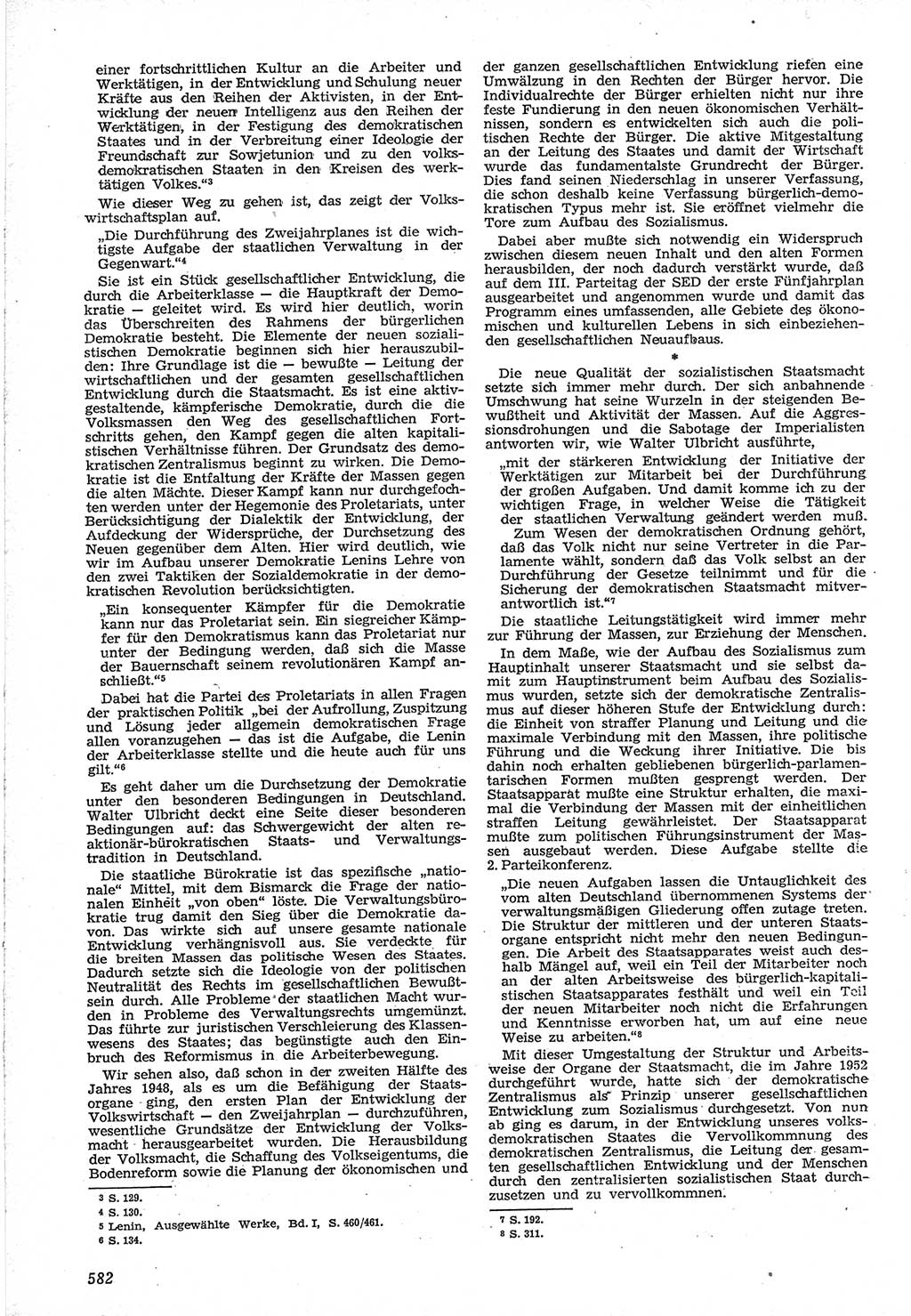 Neue Justiz (NJ), Zeitschrift für Recht und Rechtswissenschaft [Deutsche Demokratische Republik (DDR)], 12. Jahrgang 1958, Seite 582 (NJ DDR 1958, S. 582)
