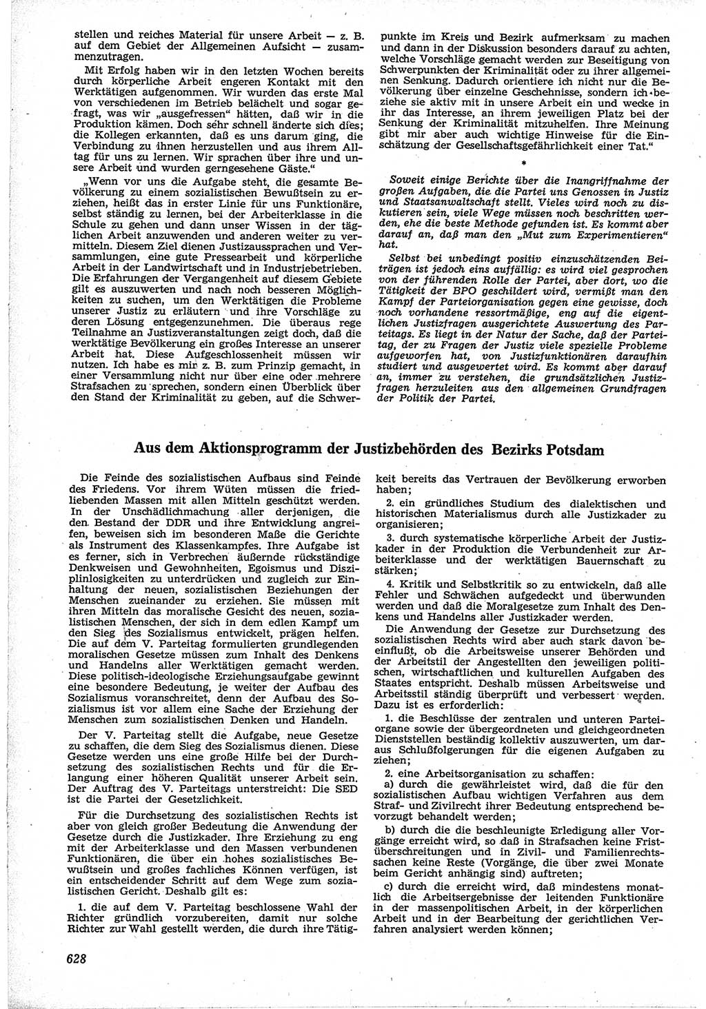 Neue Justiz (NJ), Zeitschrift für Recht und Rechtswissenschaft [Deutsche Demokratische Republik (DDR)], 12. Jahrgang 1958, Seite 628 (NJ DDR 1958, S. 628)