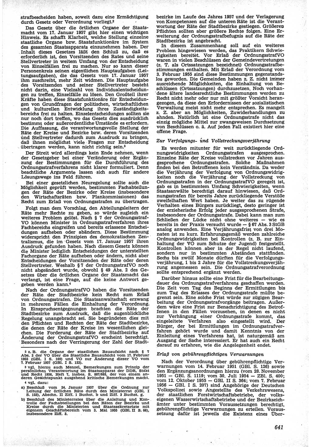 Neue Justiz (NJ), Zeitschrift für Recht und Rechtswissenschaft [Deutsche Demokratische Republik (DDR)], 12. Jahrgang 1958, Seite 641 (NJ DDR 1958, S. 641)