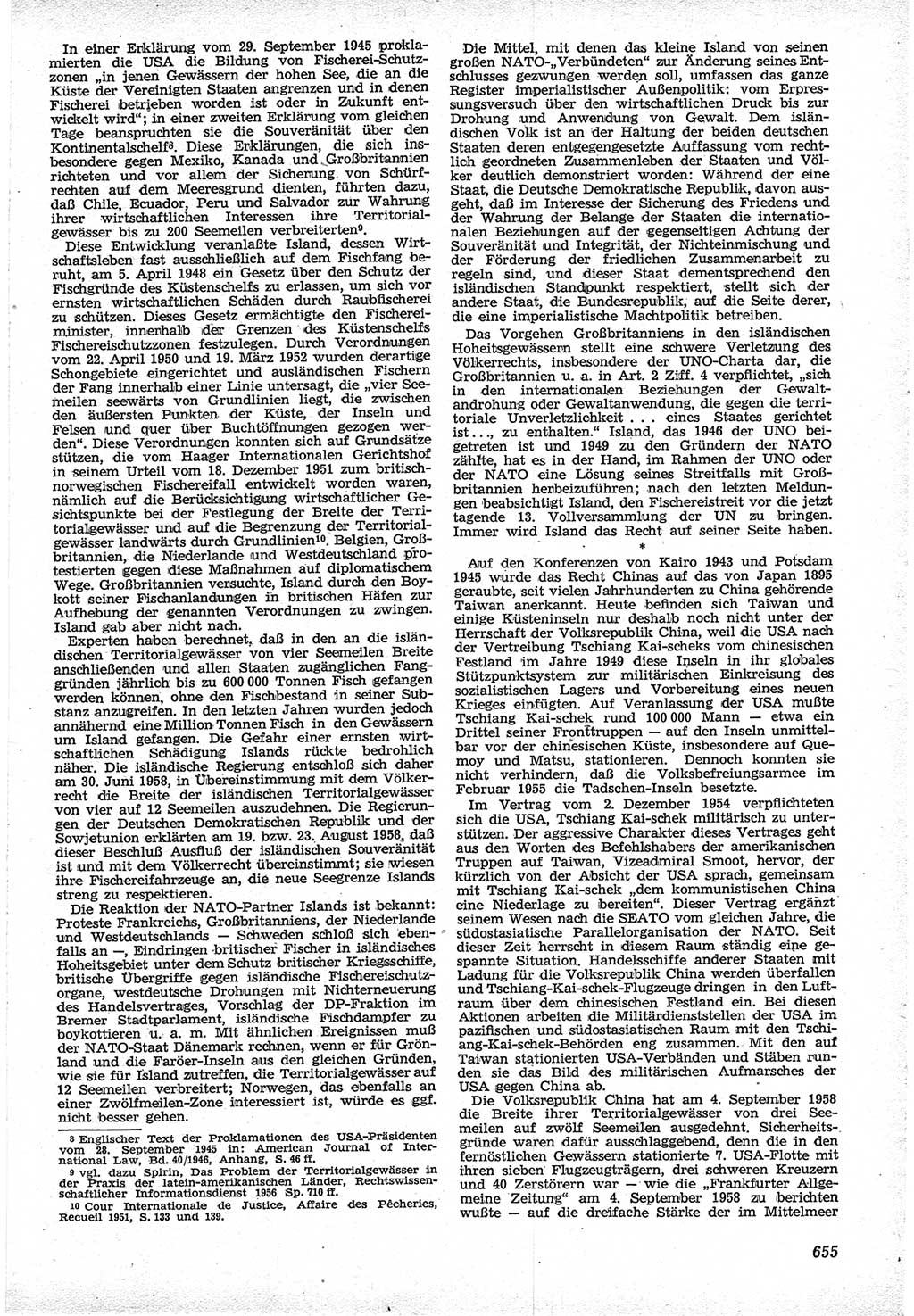 Neue Justiz (NJ), Zeitschrift für Recht und Rechtswissenschaft [Deutsche Demokratische Republik (DDR)], 12. Jahrgang 1958, Seite 655 (NJ DDR 1958, S. 655)