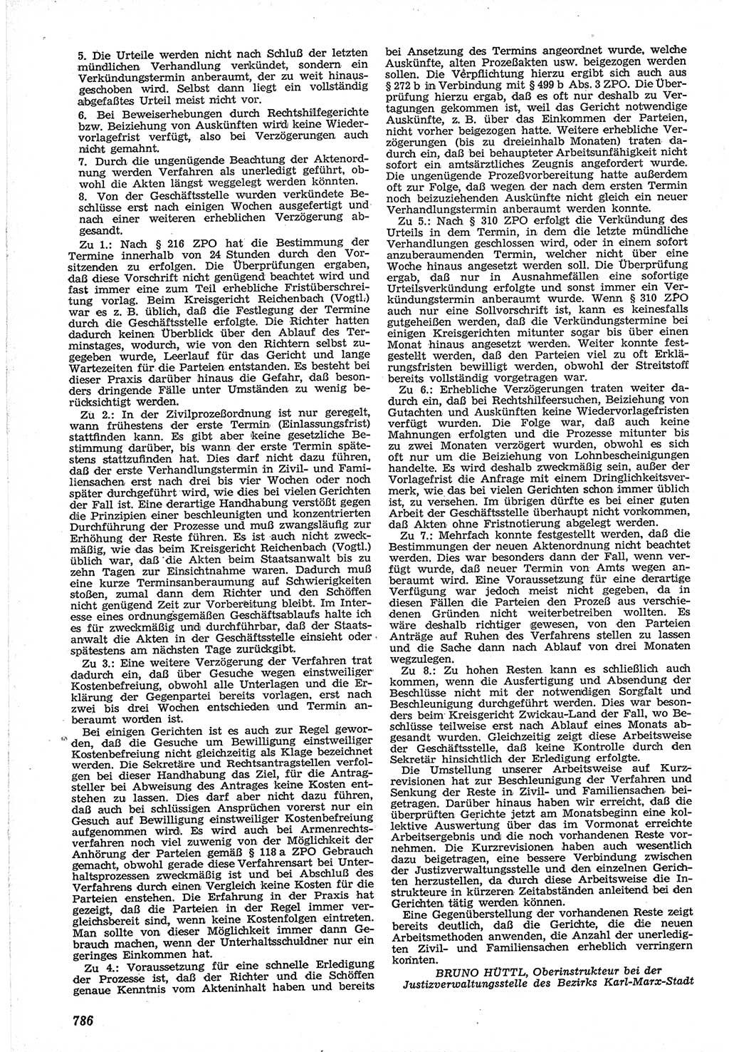 Neue Justiz (NJ), Zeitschrift für Recht und Rechtswissenschaft [Deutsche Demokratische Republik (DDR)], 12. Jahrgang 1958, Seite 786 (NJ DDR 1958, S. 786)