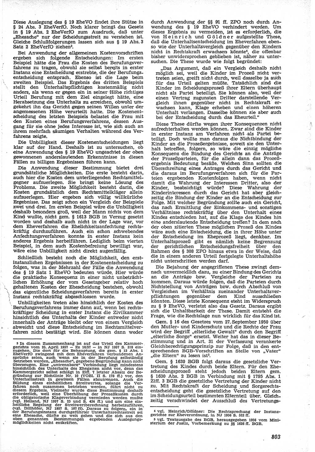 Neue Justiz (NJ), Zeitschrift für Recht und Rechtswissenschaft [Deutsche Demokratische Republik (DDR)], 12. Jahrgang 1958, Seite 803 (NJ DDR 1958, S. 803)