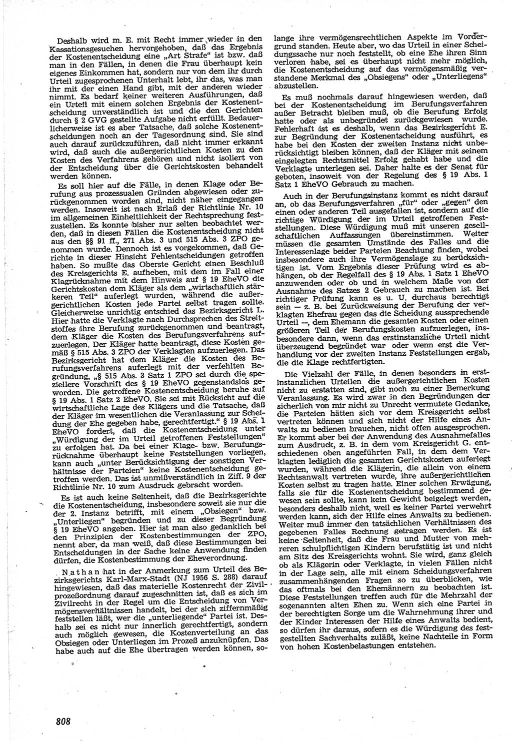 Neue Justiz (NJ), Zeitschrift für Recht und Rechtswissenschaft [Deutsche Demokratische Republik (DDR)], 12. Jahrgang 1958, Seite 808 (NJ DDR 1958, S. 808)