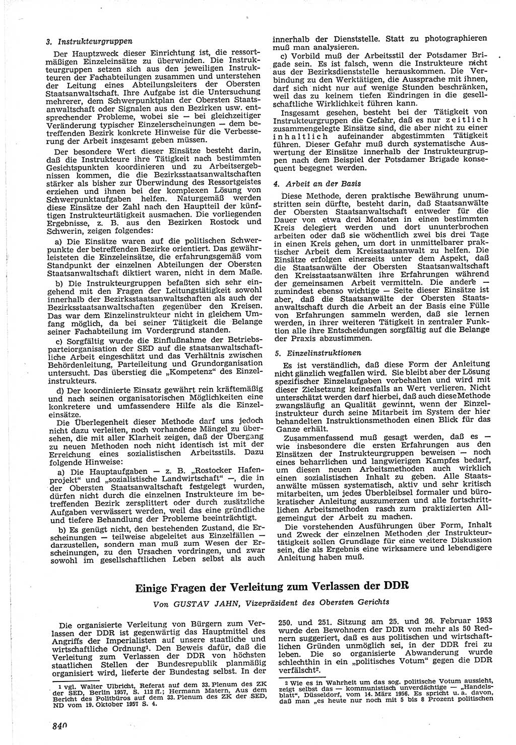 Neue Justiz (NJ), Zeitschrift für Recht und Rechtswissenschaft [Deutsche Demokratische Republik (DDR)], 12. Jahrgang 1958, Seite 840 (NJ DDR 1958, S. 840)