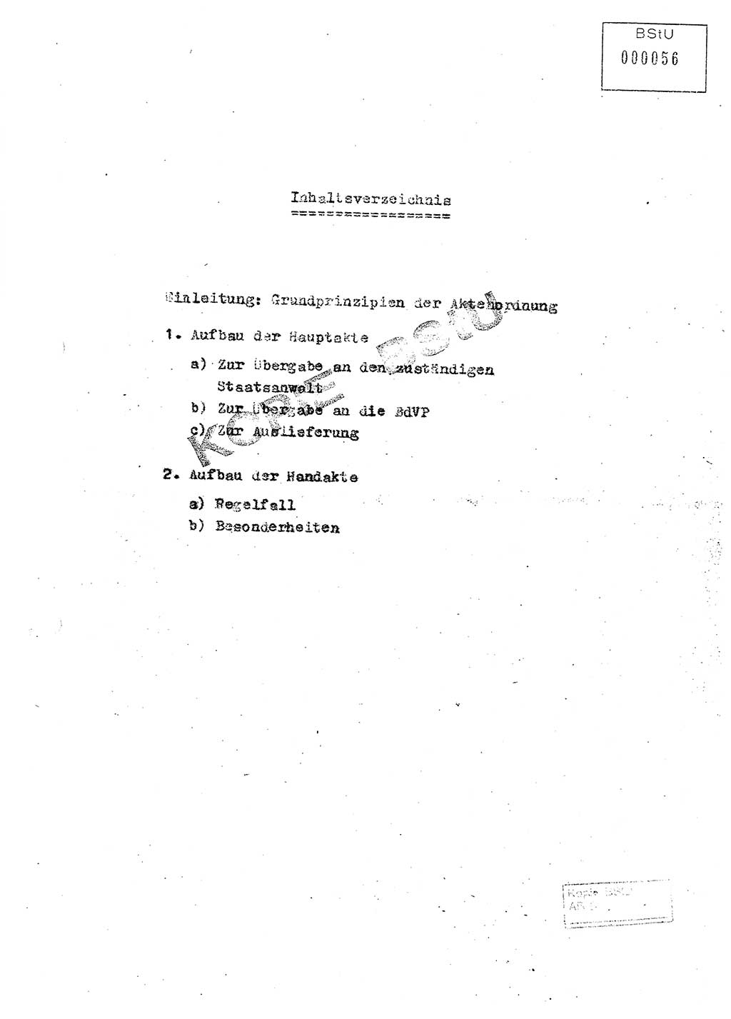 Anlage 2 zur Richtlinie 4/59 für die Arbeit der Untersuchungsabteilungen des Ministeriums für Staatssicherheit, Ministerium für Staatssicherheit (MfS) [Deutsche Demokratische Republik (DDR)], Der Minister, Berlin 1959, Blatt 2 (Anl. 2 RL 4/59 DDR MfS Min. /59 1959, Bl. 2)