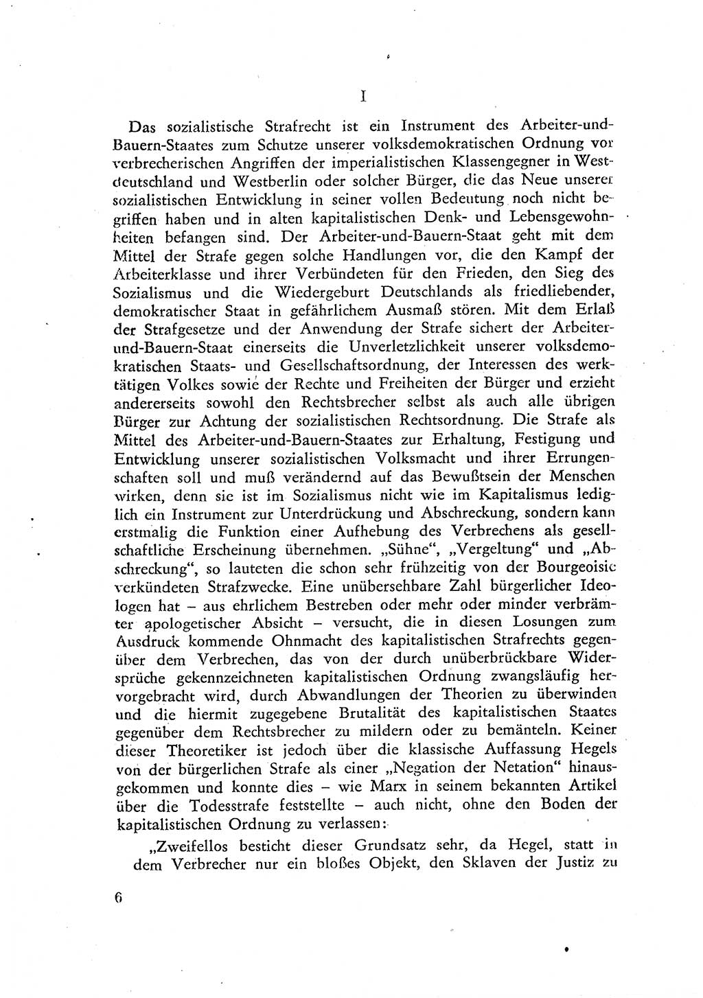 Beiträge zum Strafrecht [Deutsche Demokratische Republik (DDR)] 1959, Seite 6 (Beitr. Strafr. DDR 1959, S. 6)