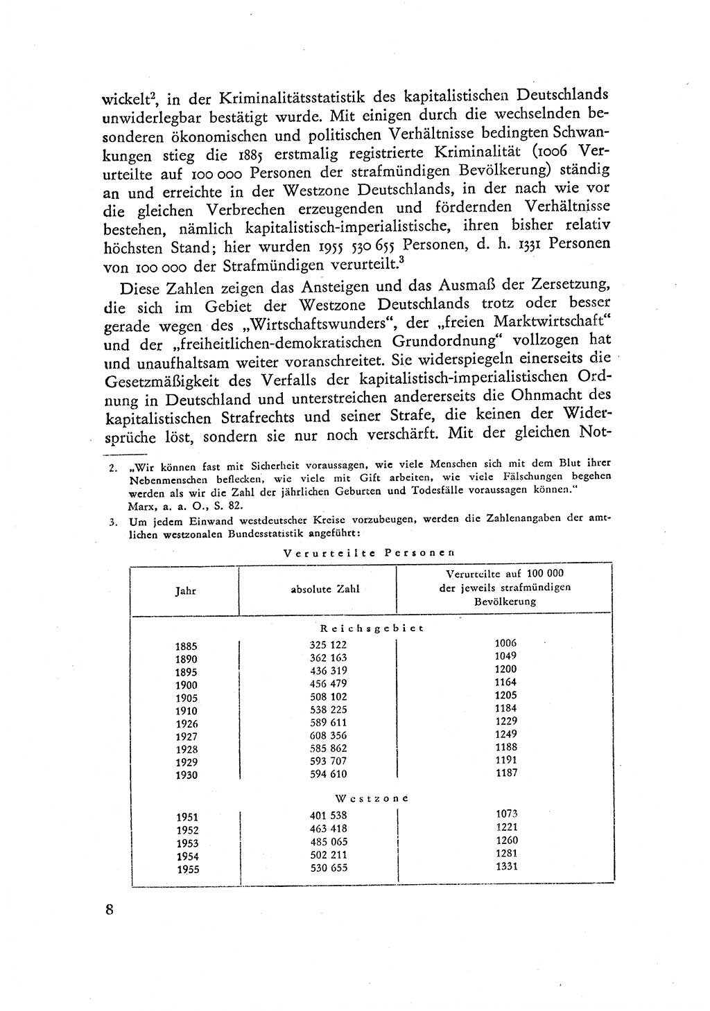 Beiträge zum Strafrecht [Deutsche Demokratische Republik (DDR)] 1959, Seite 8 (Beitr. Strafr. DDR 1959, S. 8)