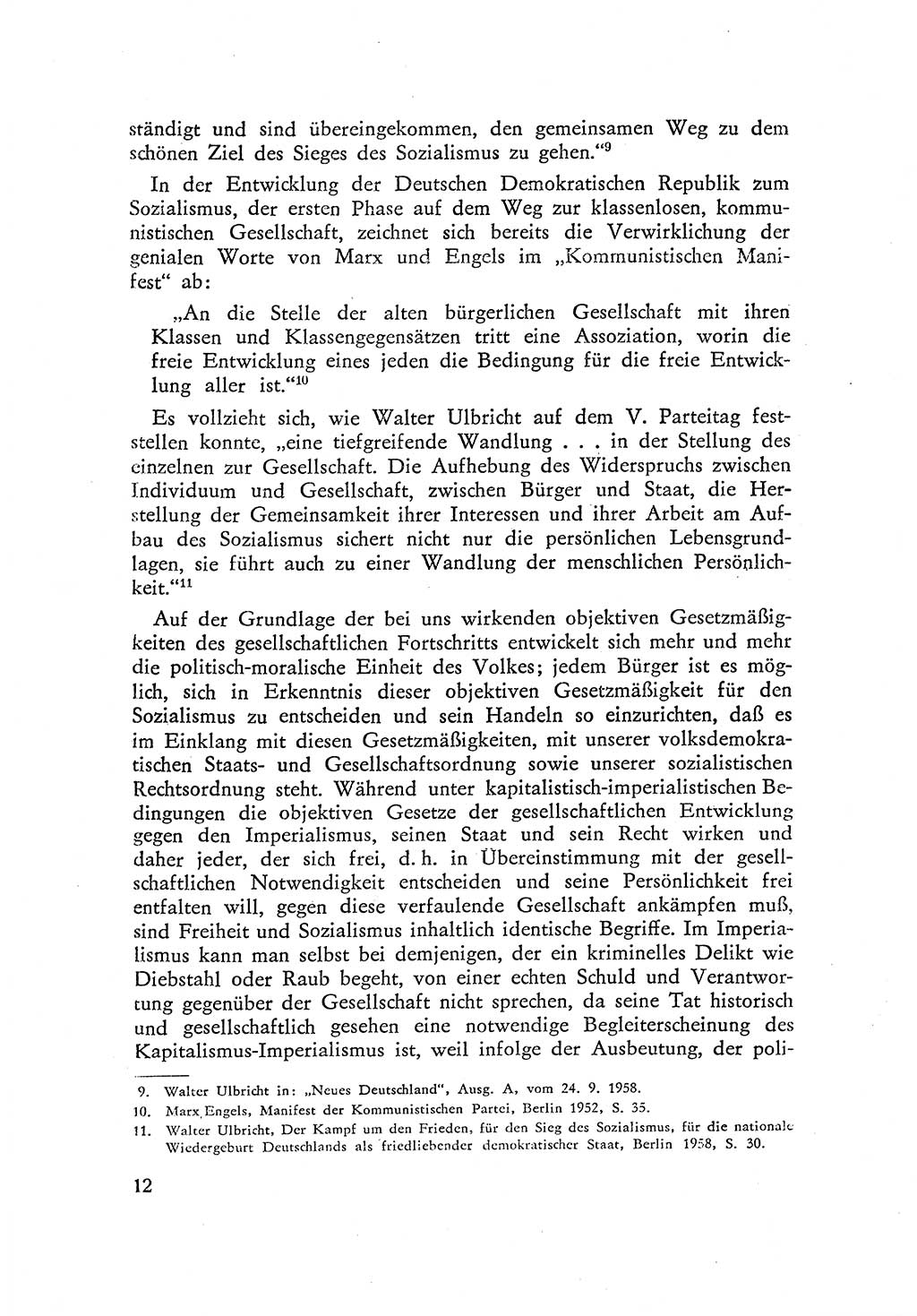 Beiträge zum Strafrecht [Deutsche Demokratische Republik (DDR)] 1959, Seite 12 (Beitr. Strafr. DDR 1959, S. 12)