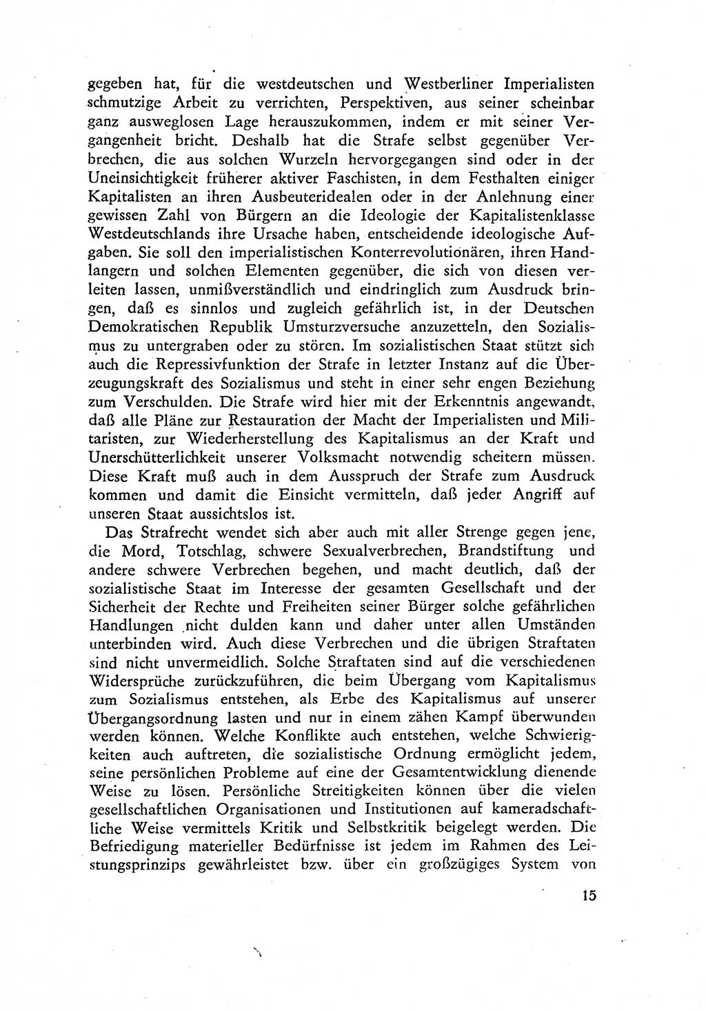Beiträge zum Strafrecht [Deutsche Demokratische Republik (DDR)] 1959, Seite 15 (Beitr. Strafr. DDR 1959, S. 15)