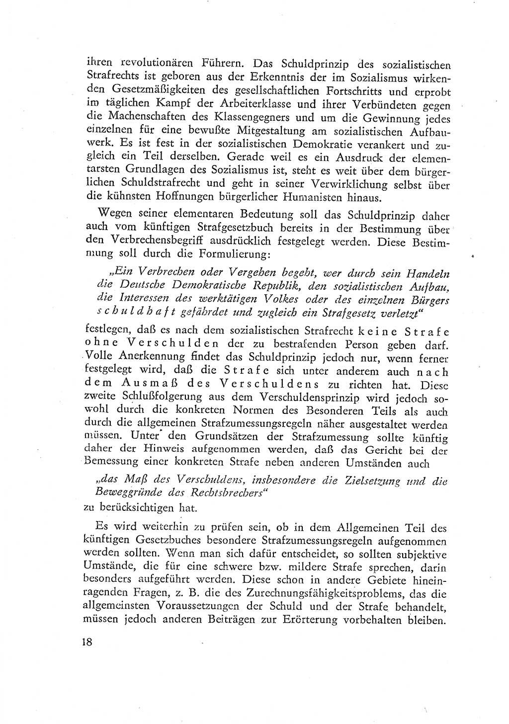 Beiträge zum Strafrecht [Deutsche Demokratische Republik (DDR)] 1959, Seite 18 (Beitr. Strafr. DDR 1959, S. 18)