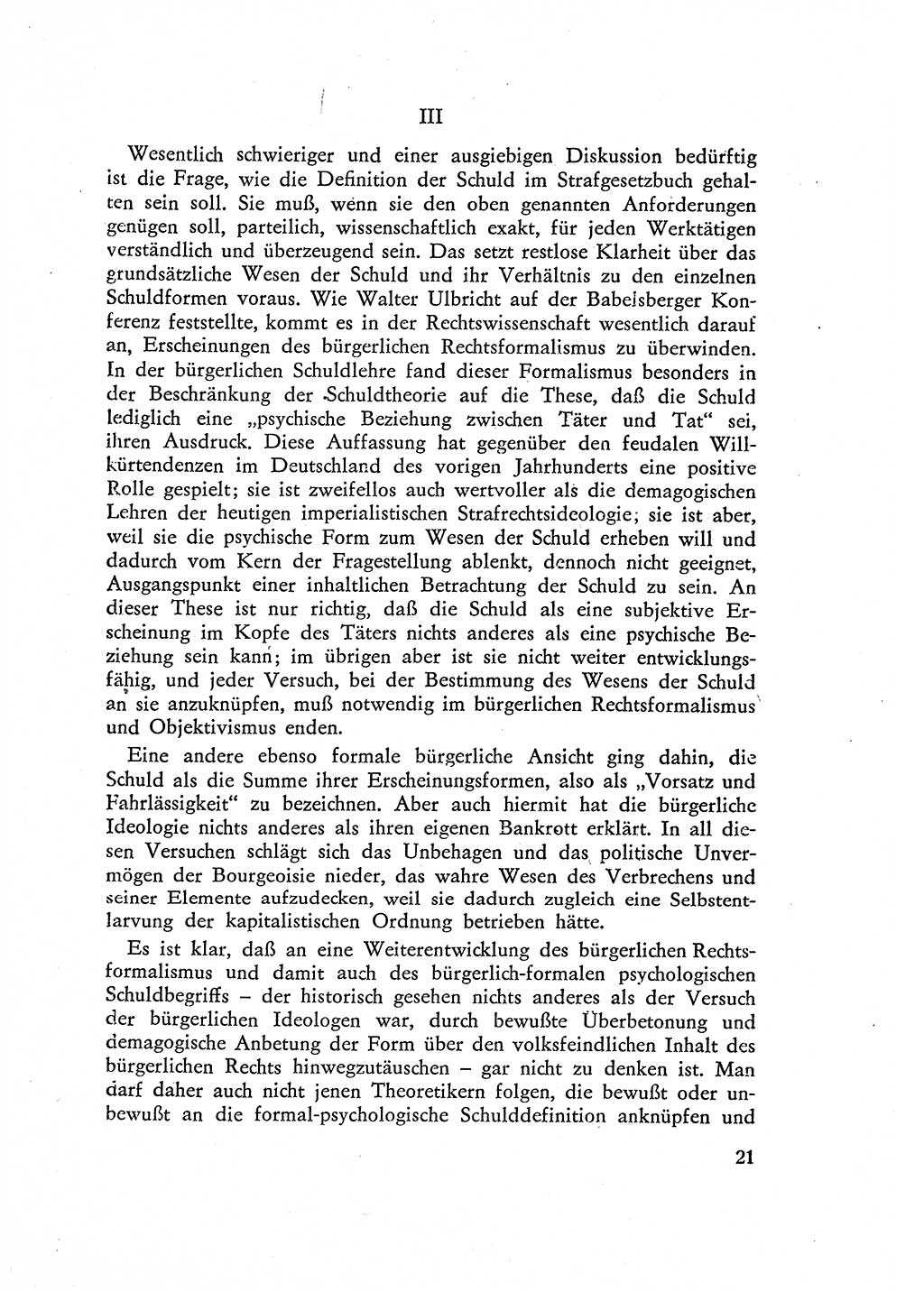 Beiträge zum Strafrecht [Deutsche Demokratische Republik (DDR)] 1959, Seite 21 (Beitr. Strafr. DDR 1959, S. 21)