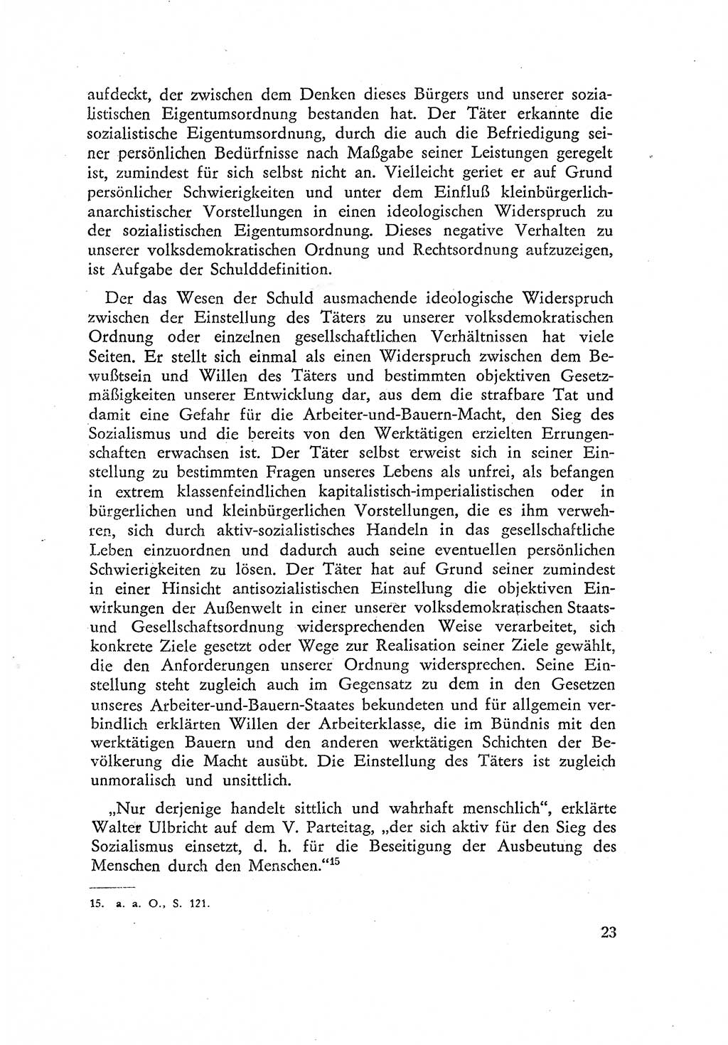 Beiträge zum Strafrecht [Deutsche Demokratische Republik (DDR)] 1959, Seite 23 (Beitr. Strafr. DDR 1959, S. 23)
