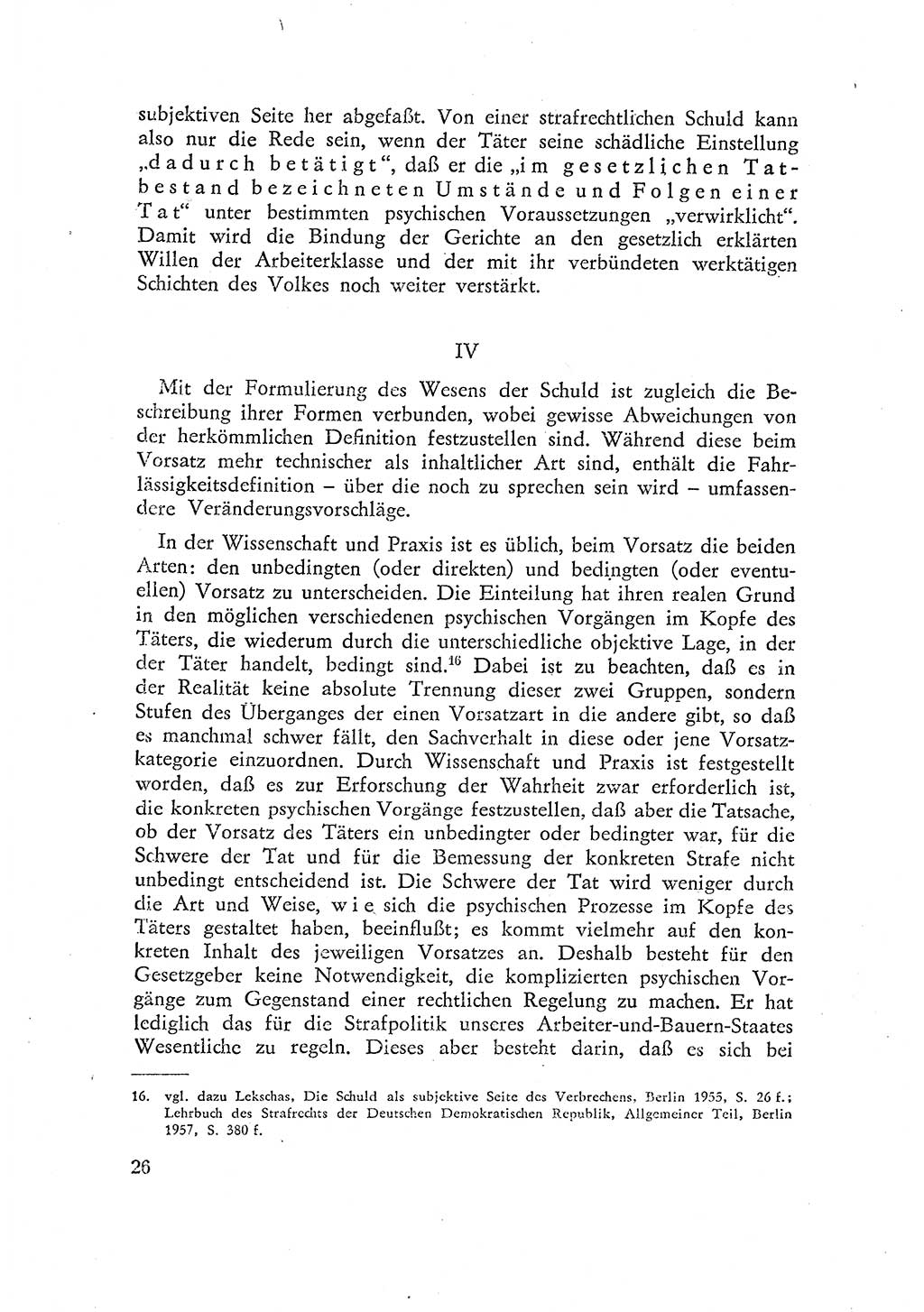 Beiträge zum Strafrecht [Deutsche Demokratische Republik (DDR)] 1959, Seite 26 (Beitr. Strafr. DDR 1959, S. 26)
