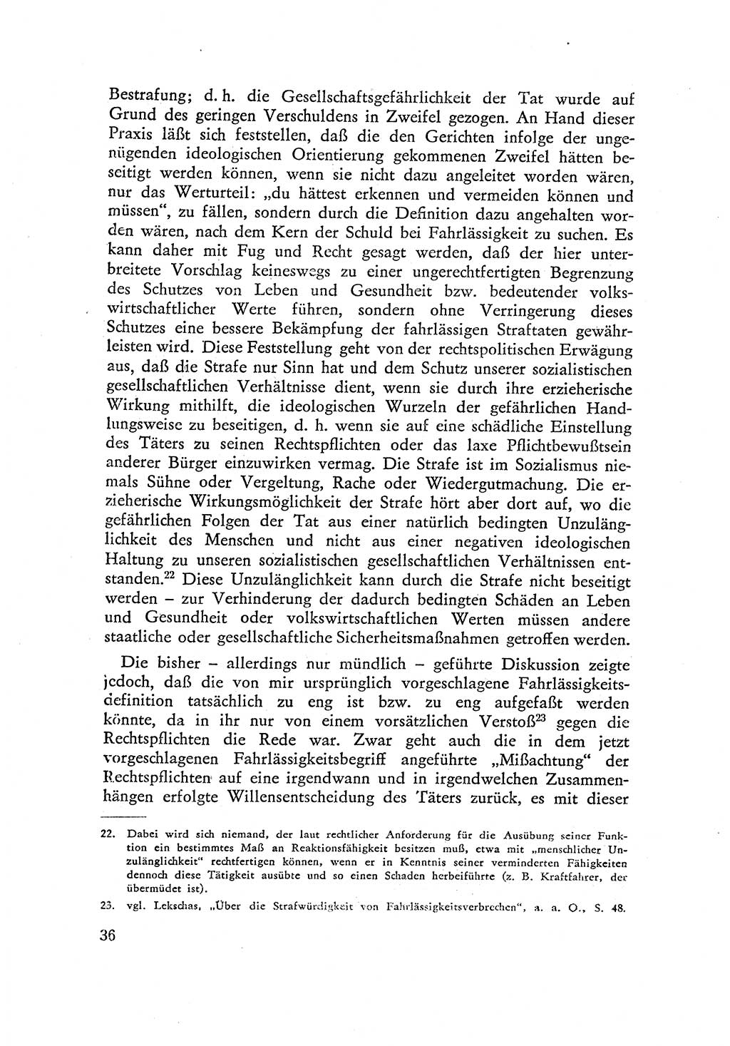Beiträge zum Strafrecht [Deutsche Demokratische Republik (DDR)] 1959, Seite 36 (Beitr. Strafr. DDR 1959, S. 36)