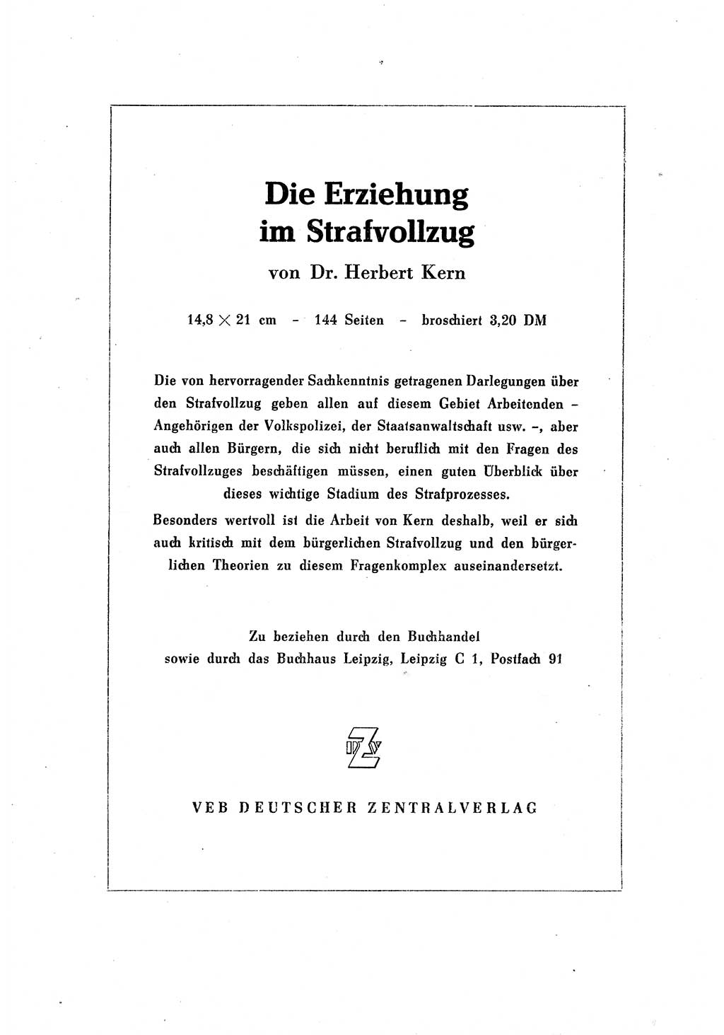 Beiträge zum Strafrecht [Deutsche Demokratische Republik (DDR)] 1959, Seite 44 (Beitr. Strafr. DDR 1959, S. 44)