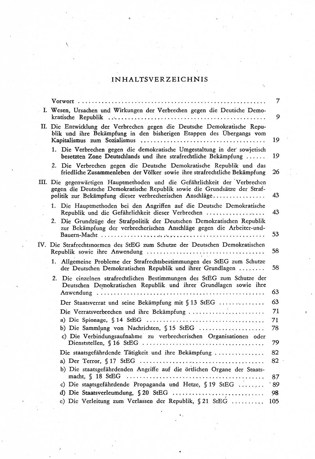 Beiträge zum Strafrecht [Deutsche Demokratische Republik (DDR)], Staatsverbrechen 1959, Seite 5 (Beitr. Strafr. DDR St.-Verbr. 1959, S. 5)