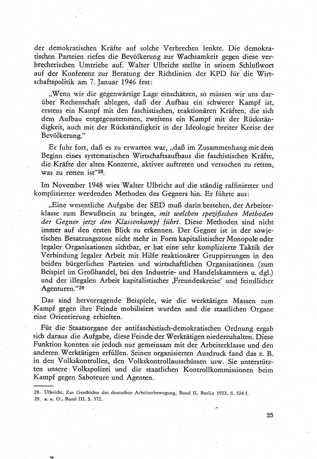 Beiträge zum Strafrecht [Deutsche Demokratische Republik (DDR)], Staatsverbrechen 1959, Seite 25 (Beitr. Strafr. DDR St.-Verbr. 1959, S. 25)