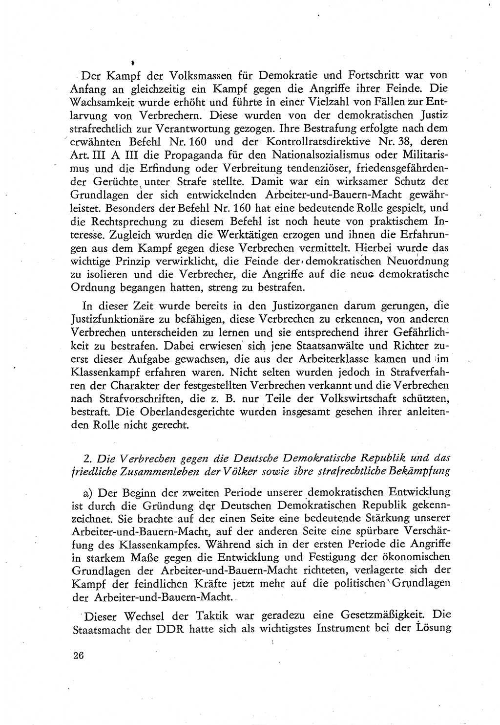 Beiträge zum Strafrecht [Deutsche Demokratische Republik (DDR)], Staatsverbrechen 1959, Seite 26 (Beitr. Strafr. DDR St.-Verbr. 1959, S. 26)