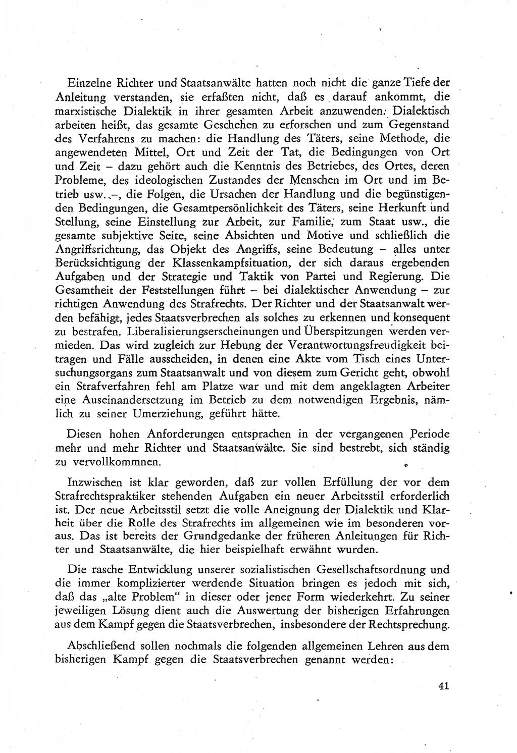 Beiträge zum Strafrecht [Deutsche Demokratische Republik (DDR)], Staatsverbrechen 1959, Seite 41 (Beitr. Strafr. DDR St.-Verbr. 1959, S. 41)