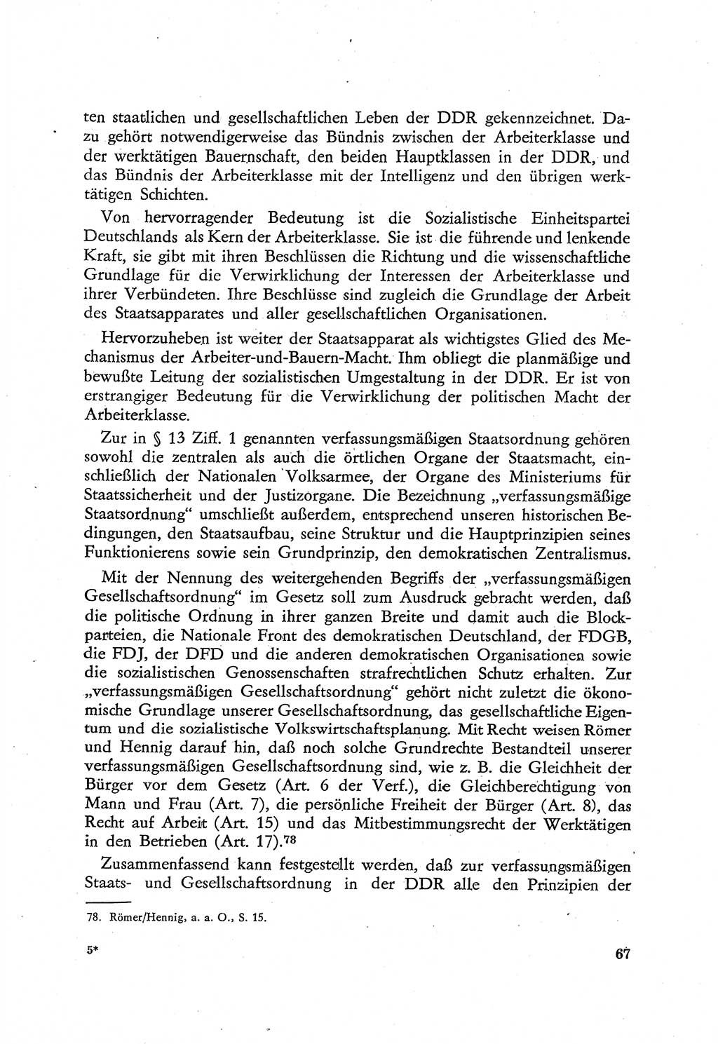 Beiträge zum Strafrecht [Deutsche Demokratische Republik (DDR)], Staatsverbrechen 1959, Seite 67 (Beitr. Strafr. DDR St.-Verbr. 1959, S. 67)